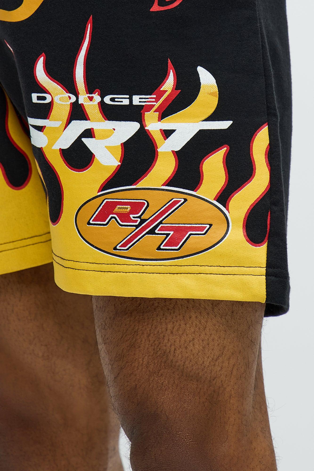 Dodge Demon Racing Team Sweatshorts - Black Male Product Image