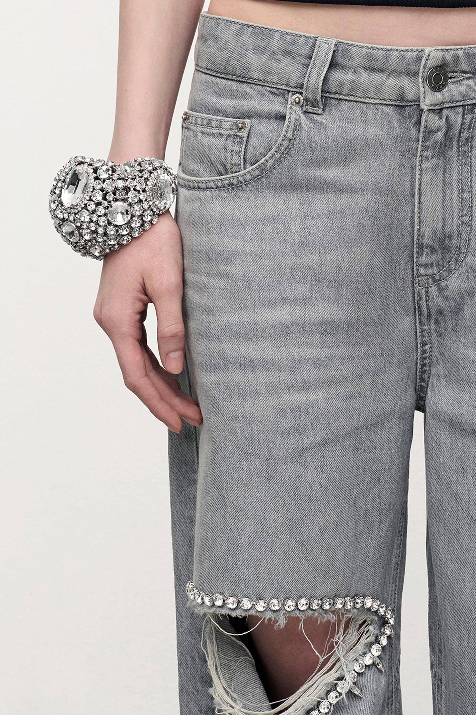 Crystal Cluster Cuff Bracelet Product Image