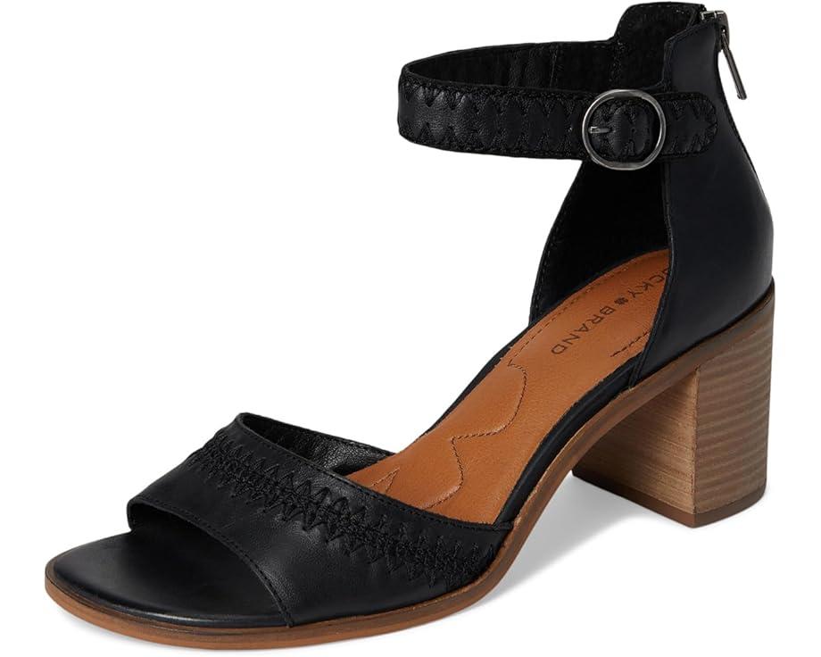 Dinzin Double Band Heeled Sandals Product Image