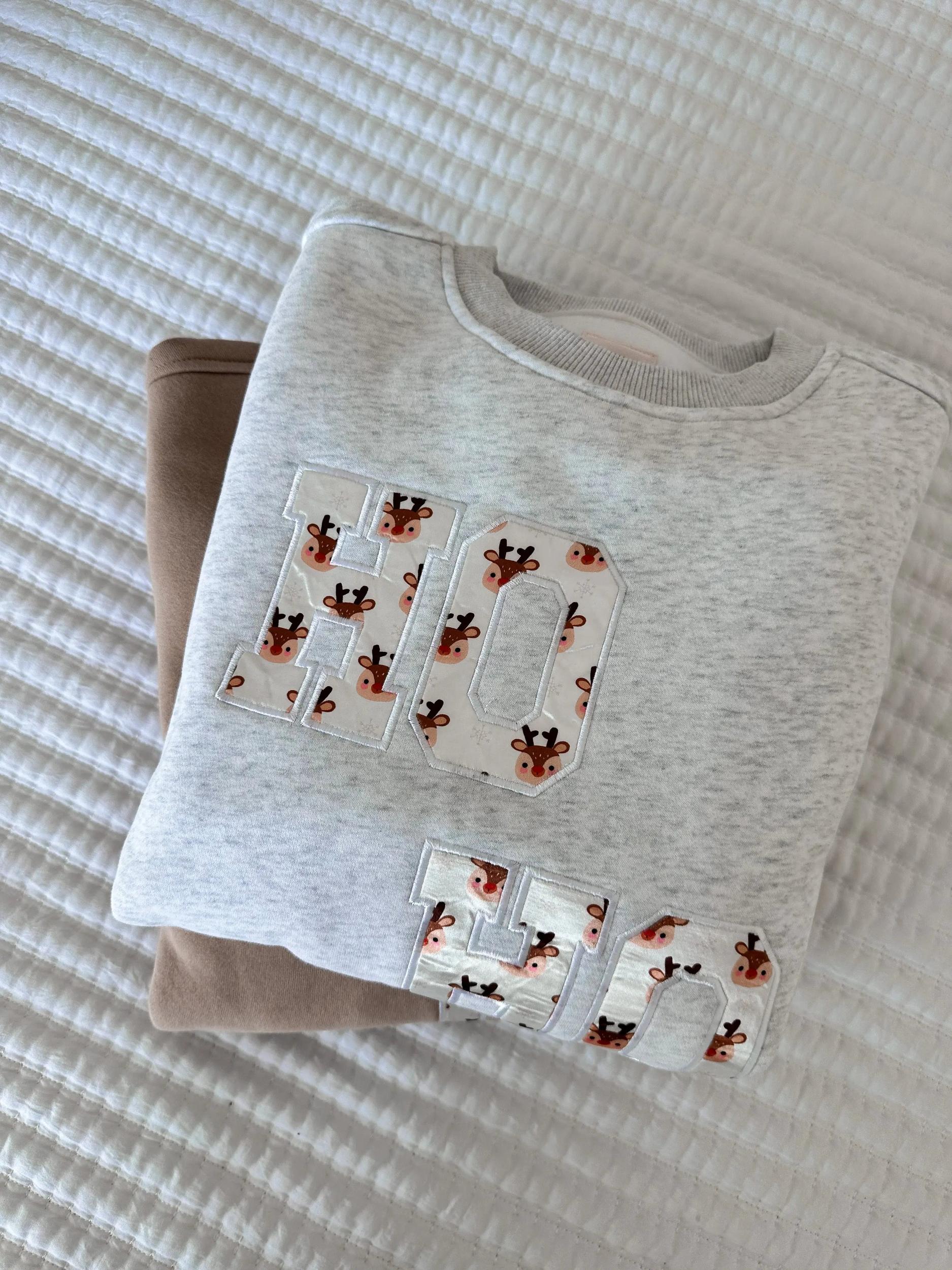 Cappuccino Reindeer Sweatshirt Product Image