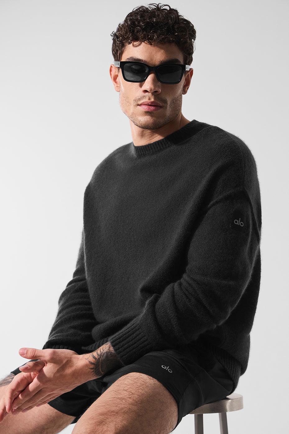 New Class Cashmere Crewneck Sweater - Black Product Image