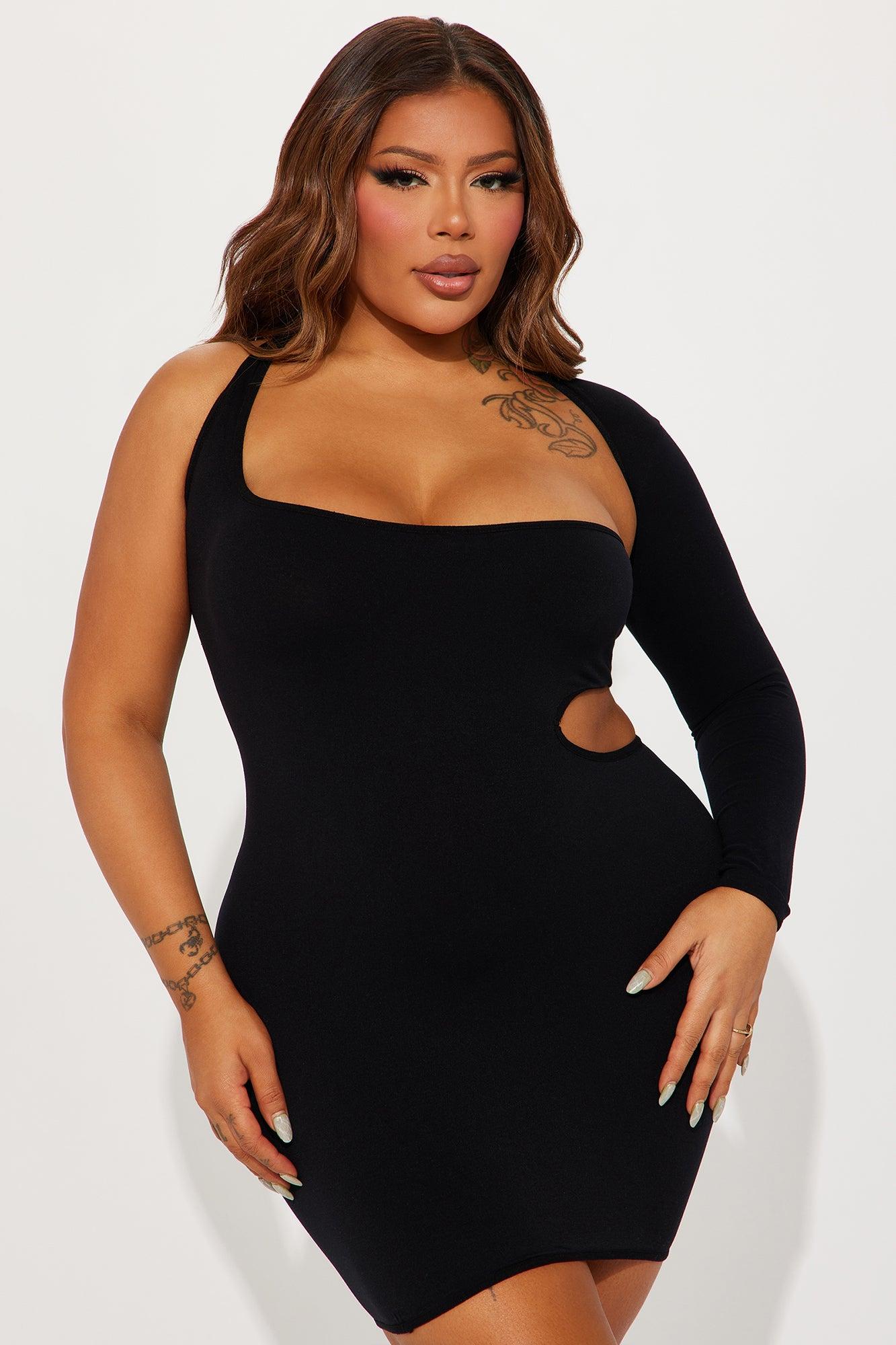 Cut My Life Into Pieces Fishnet Bodystocking - Black Product Image