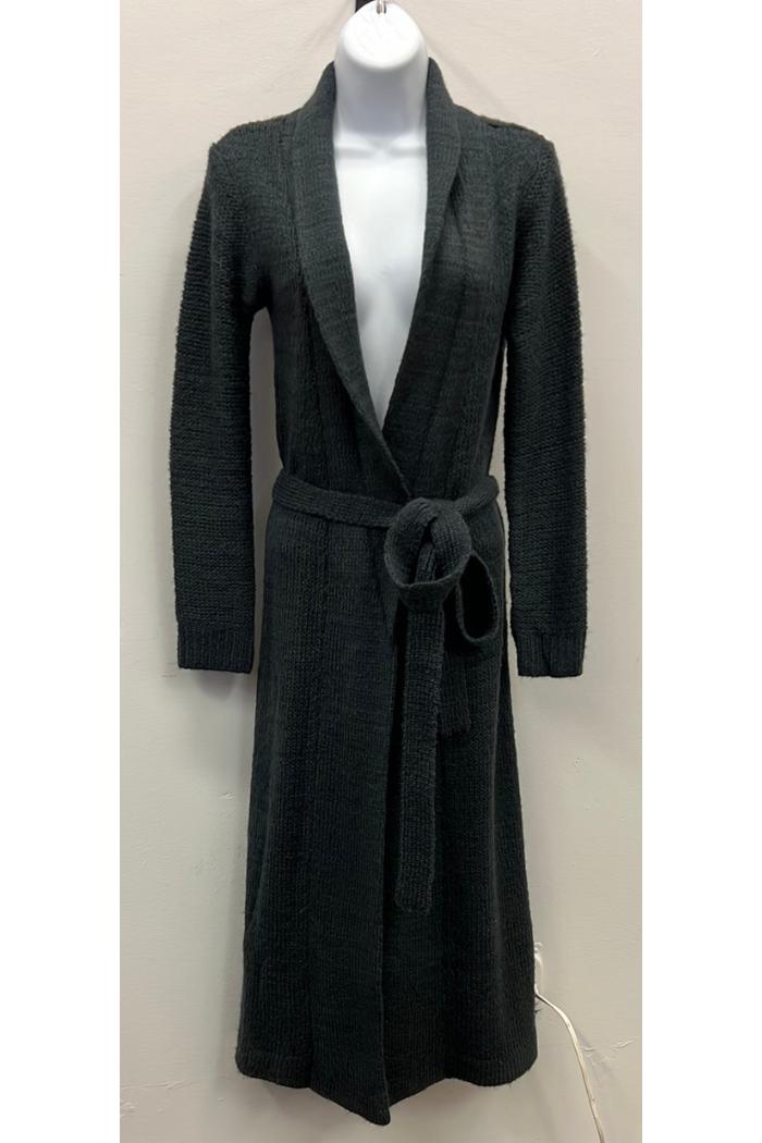 Long cardigan with tie Product Image
