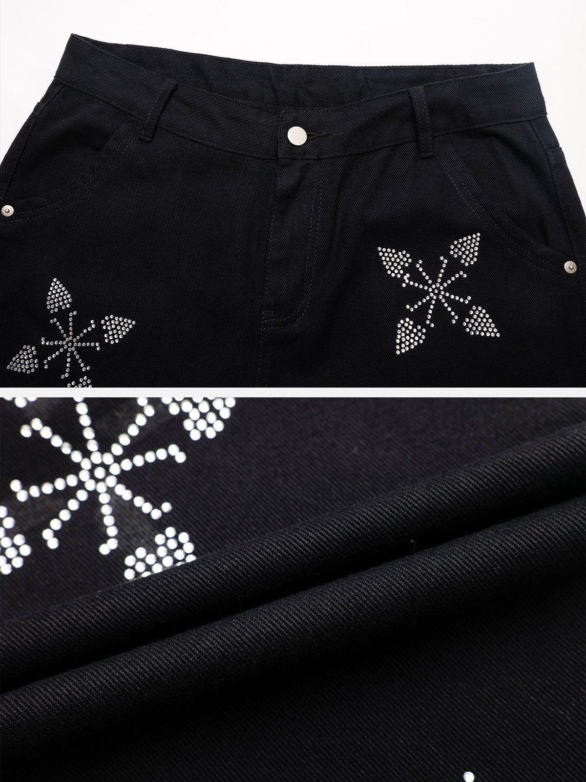 City Of Love Rhinestone Jeans Product Image