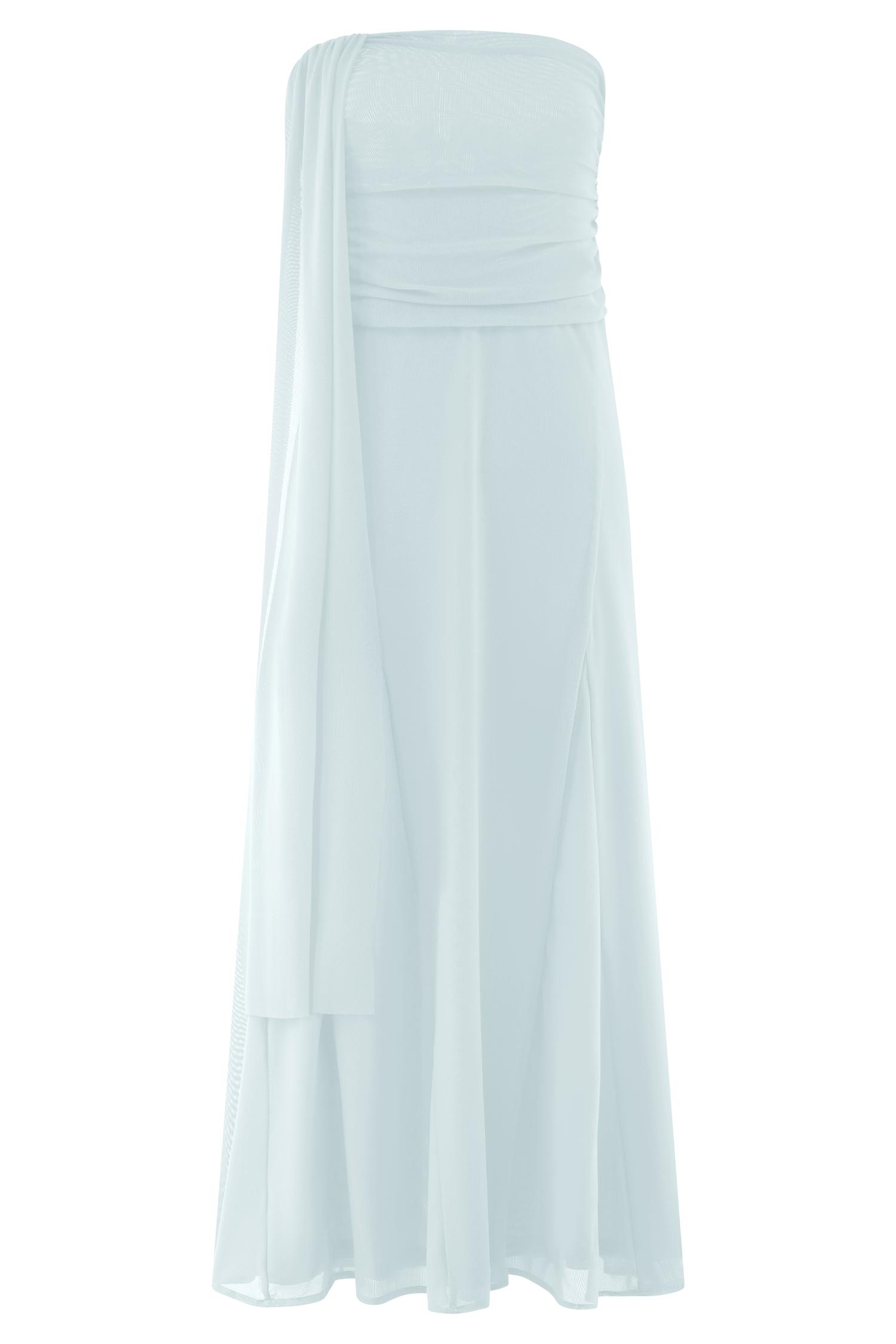 Arna Mesh Maxi Skirt - Pale Blue Product Image