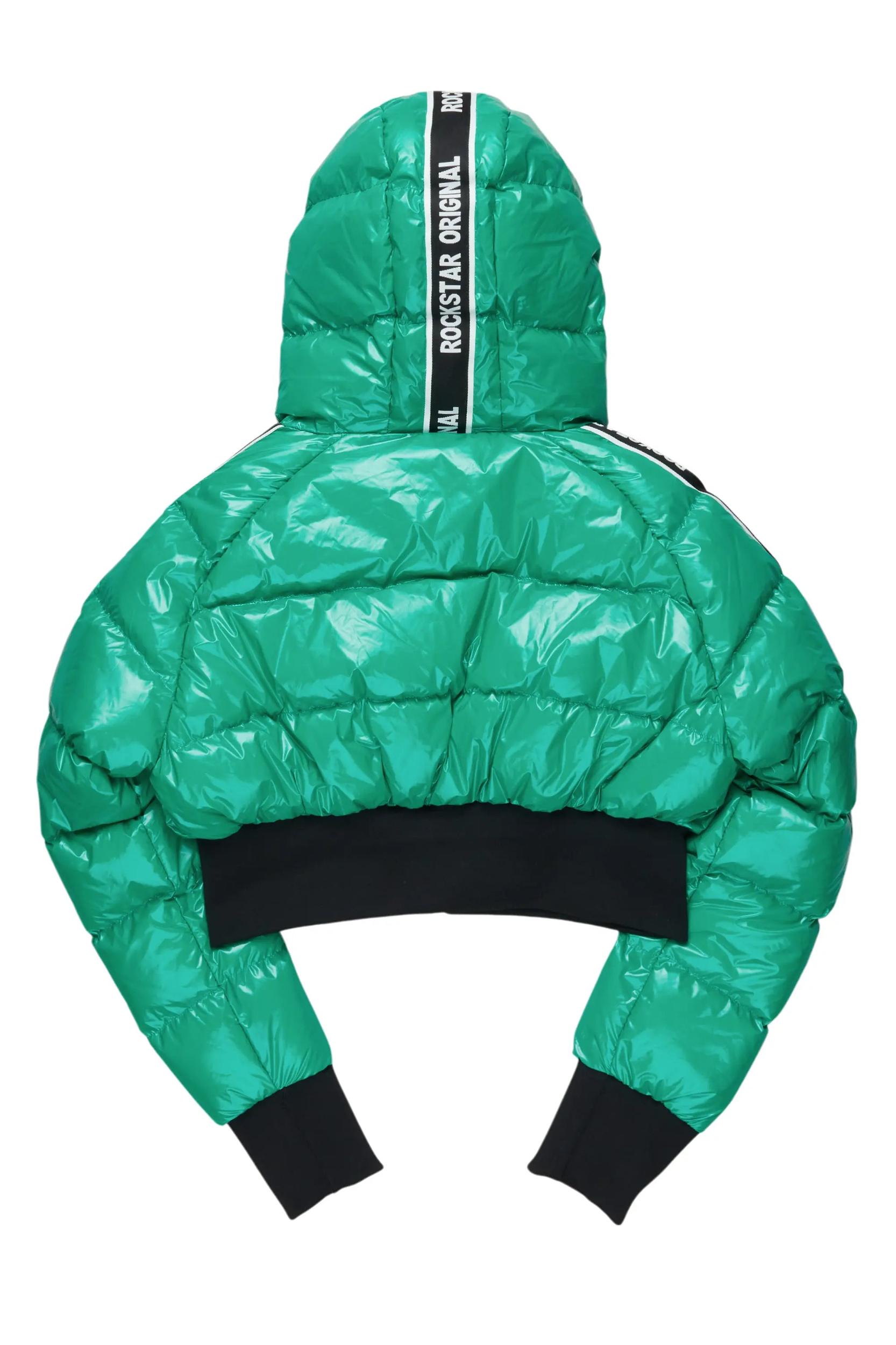 Jackey Green 2.0 Crop Puffer Jacket Female Product Image