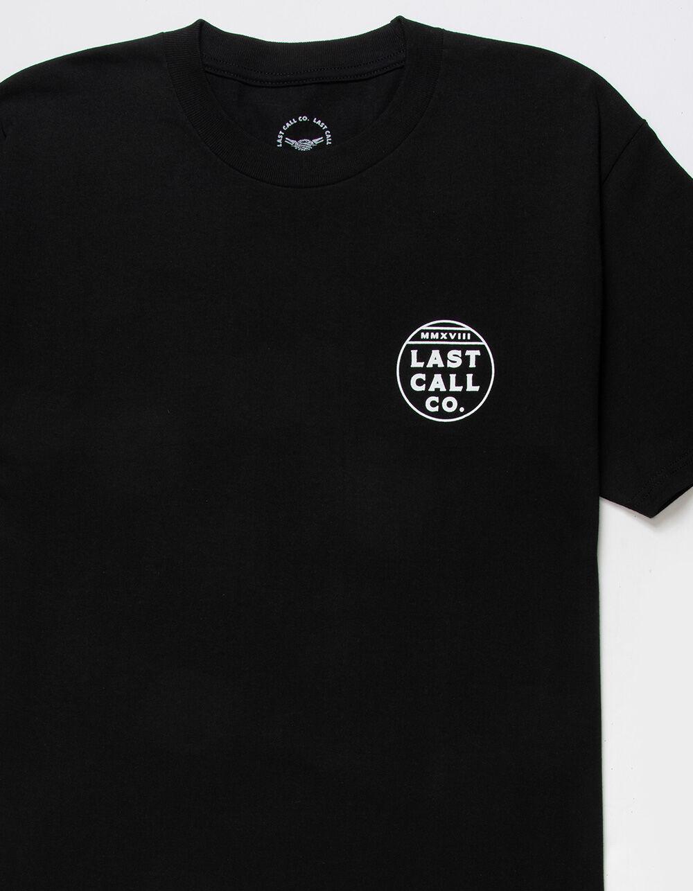 LAST CALL CO. Whiskey Bent Mens Tee - BLACK Product Image