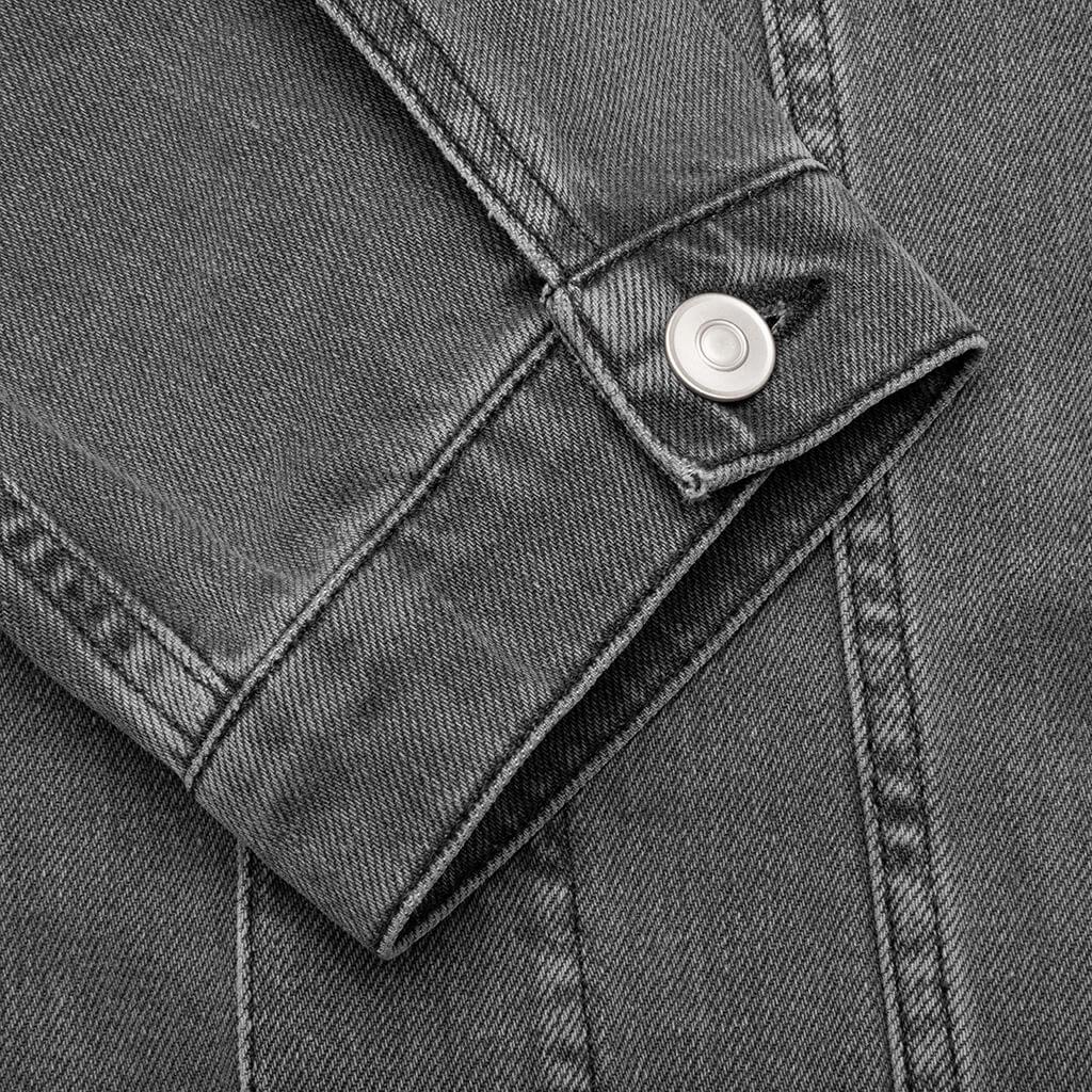 Mark Flood Square Denim Jacket - Washed Black Male Product Image