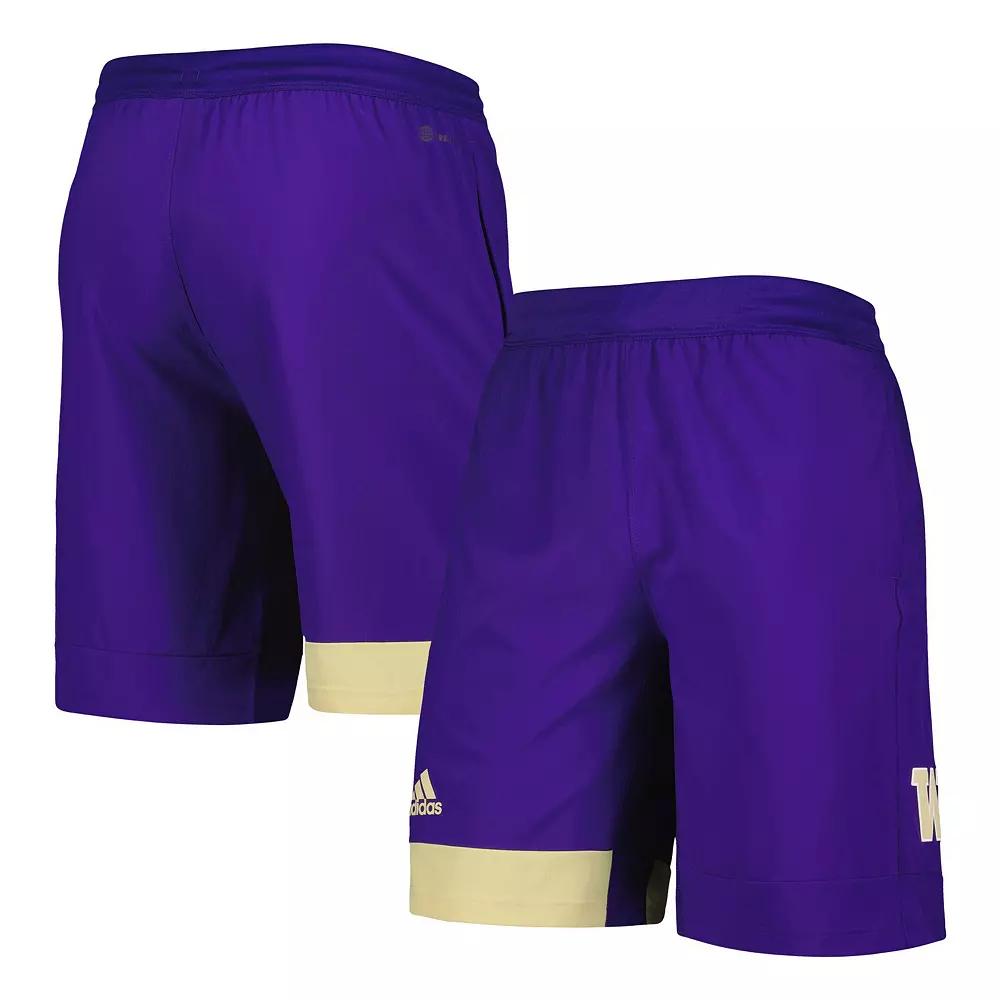 Men's adidas Purple Washington Huskies Training Shorts,  Product Image
