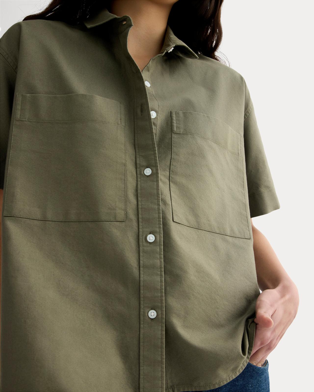 The Short-Sleeve Boxy Oxford Product Image