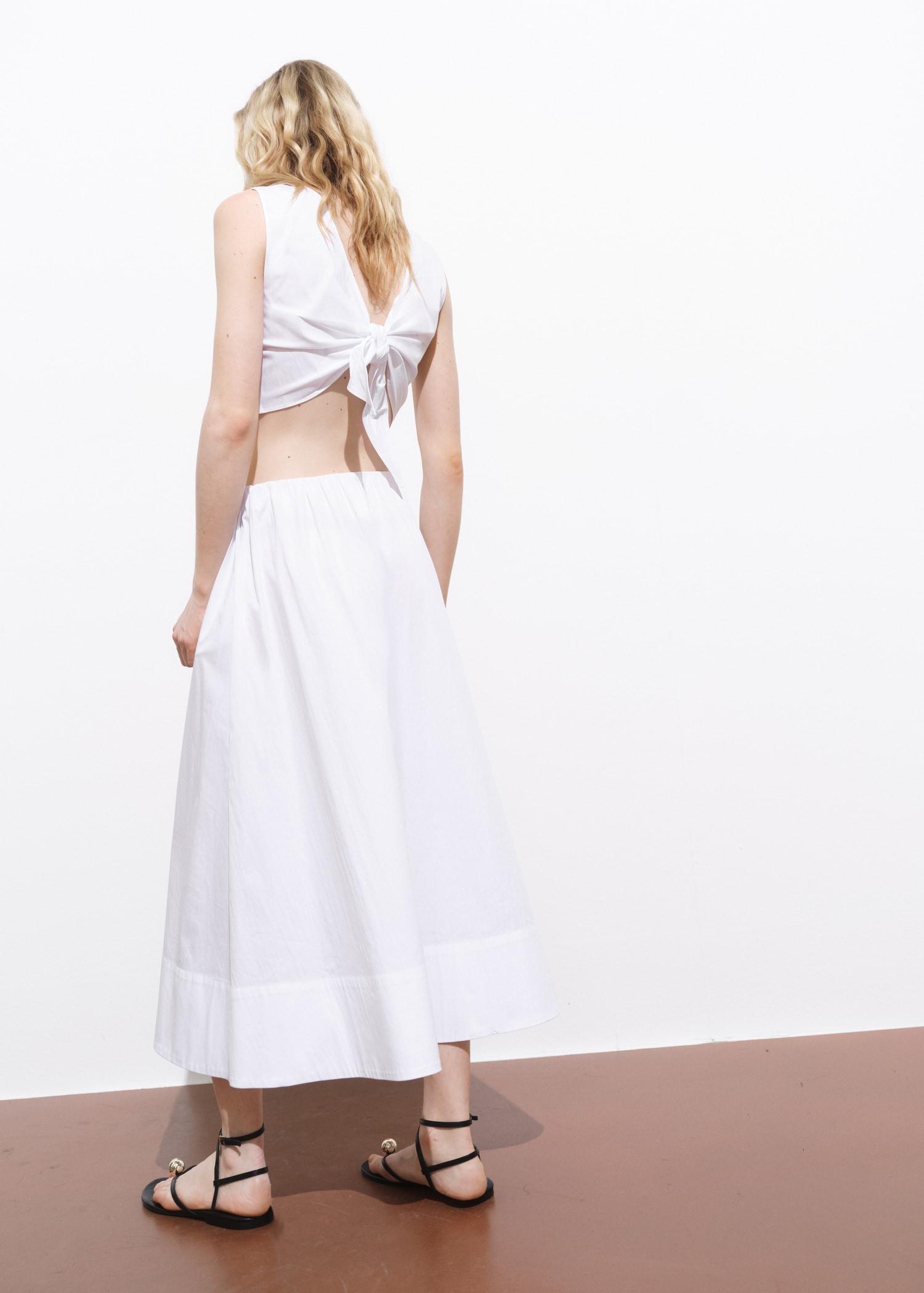 Flared cotton skirt - Women | MANGO USA Product Image