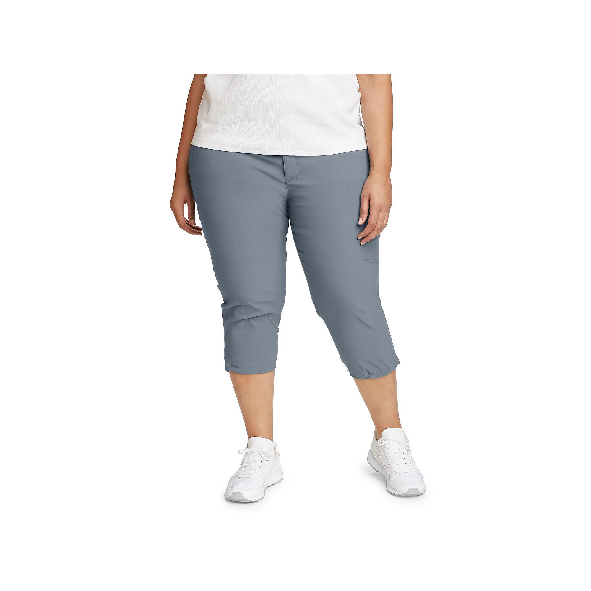 Plus Size Eddie Bauer Rainier Capris, Women's, Size: 16 W, Grey Product Image