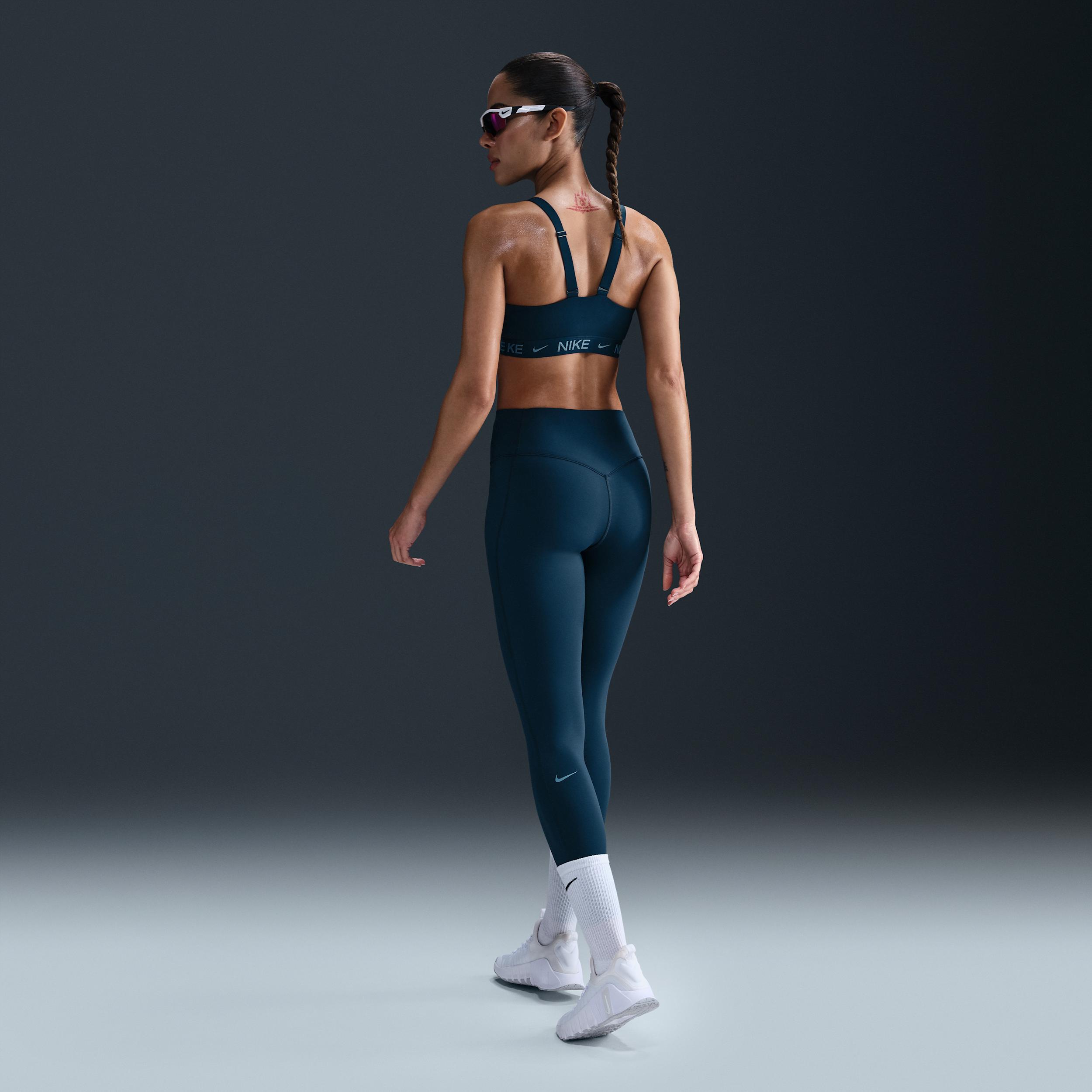 Nike Womens Universa High-Waisted 7/8 Leggings with No Front Seam | HQ6813-478 Product Image