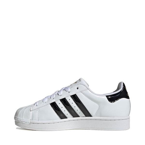 Womens adidas Superstar II Athletic Shoe Core Black / Gold Metallic Product Image