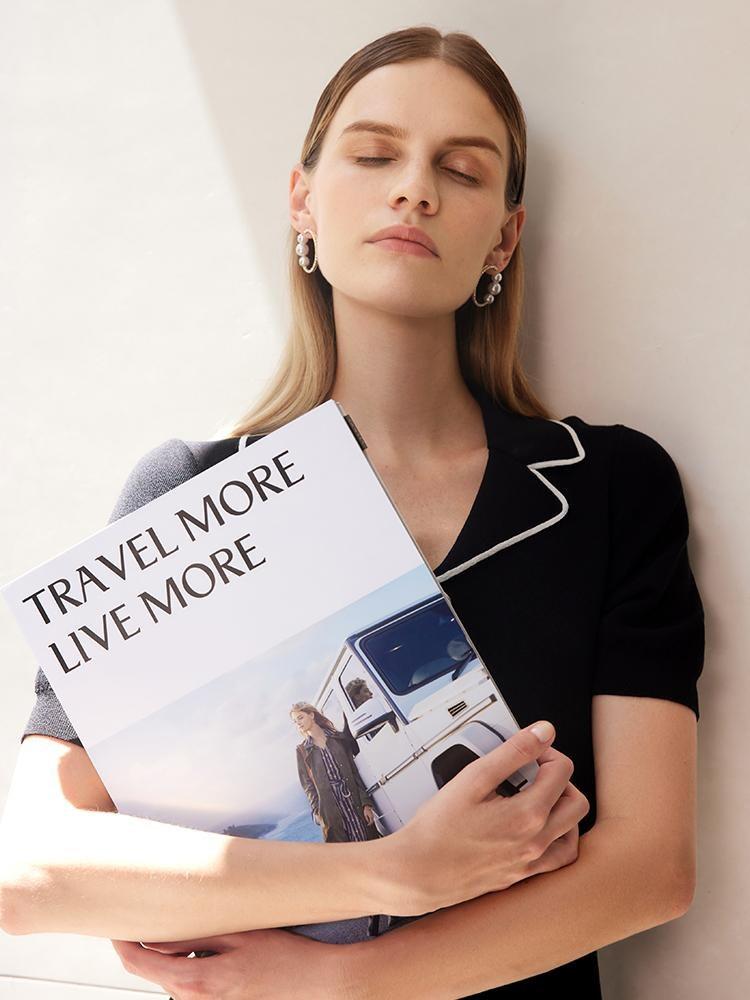 Tencel Mulberry Silk Gathered Waist Midi Dress Product Image