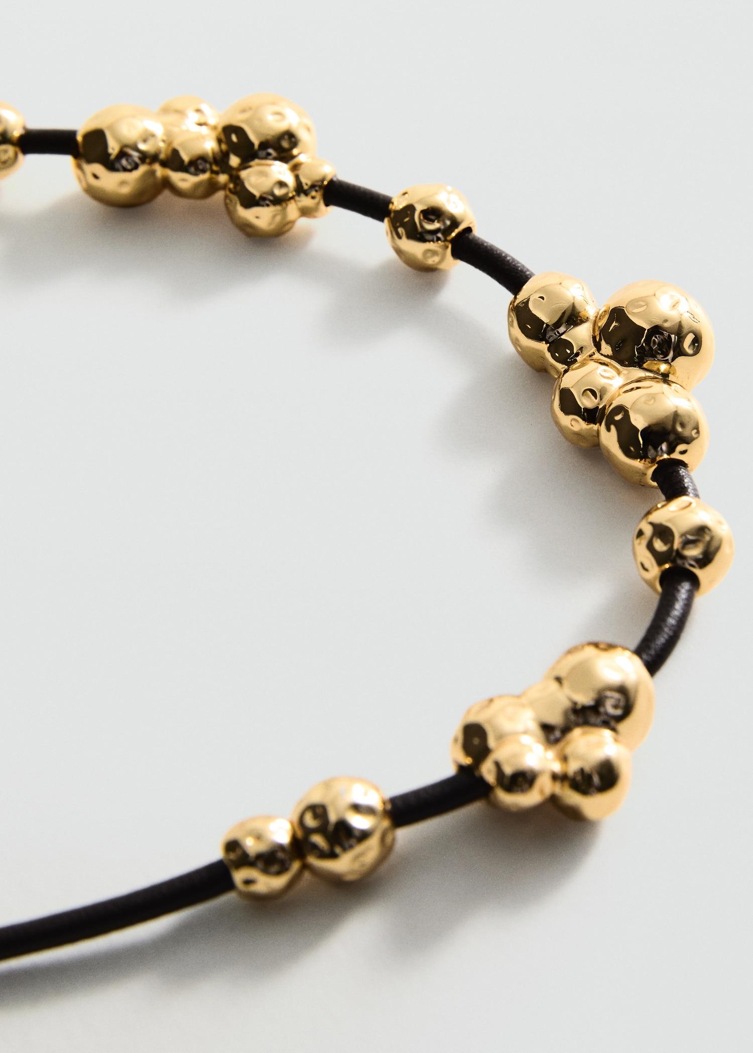 Combined beads necklace - Women | MANGO USA Product Image