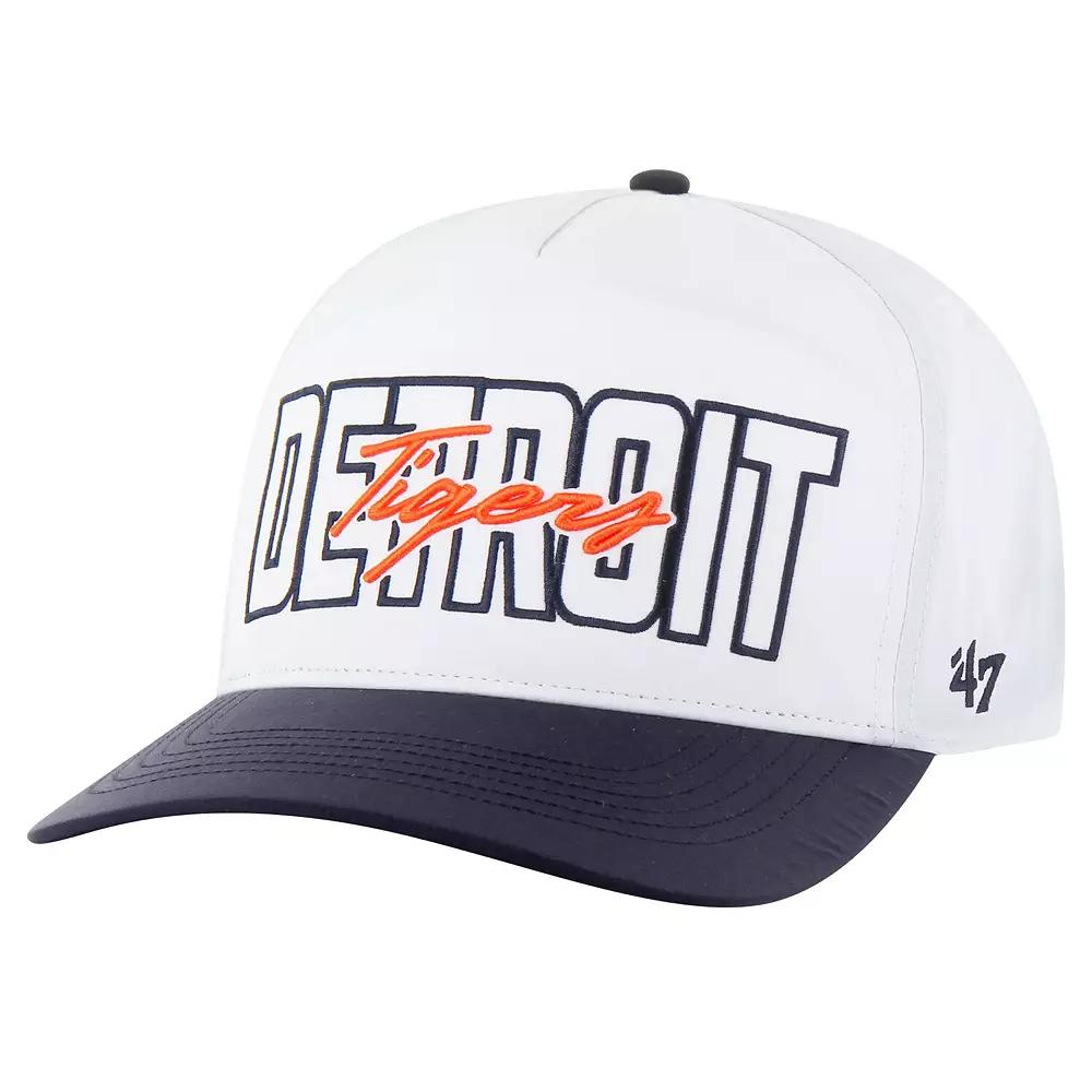Men's '47 White Detroit Tigers Lineman Hitch Adjustable Hat Product Image