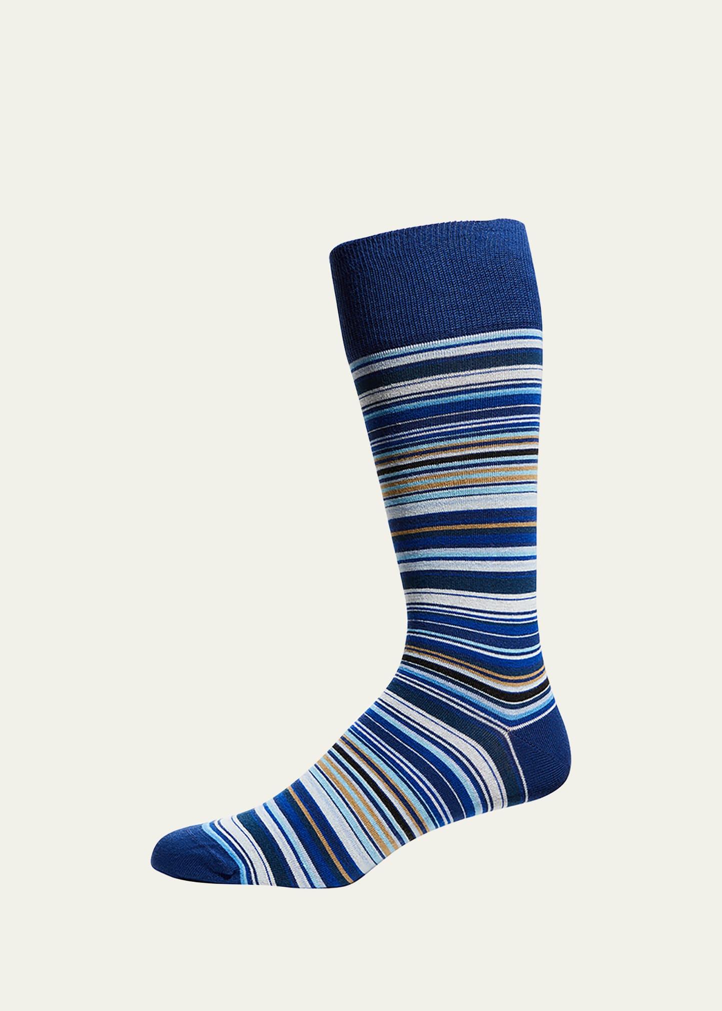 Mens Rainbow Multistripe Socks Product Image