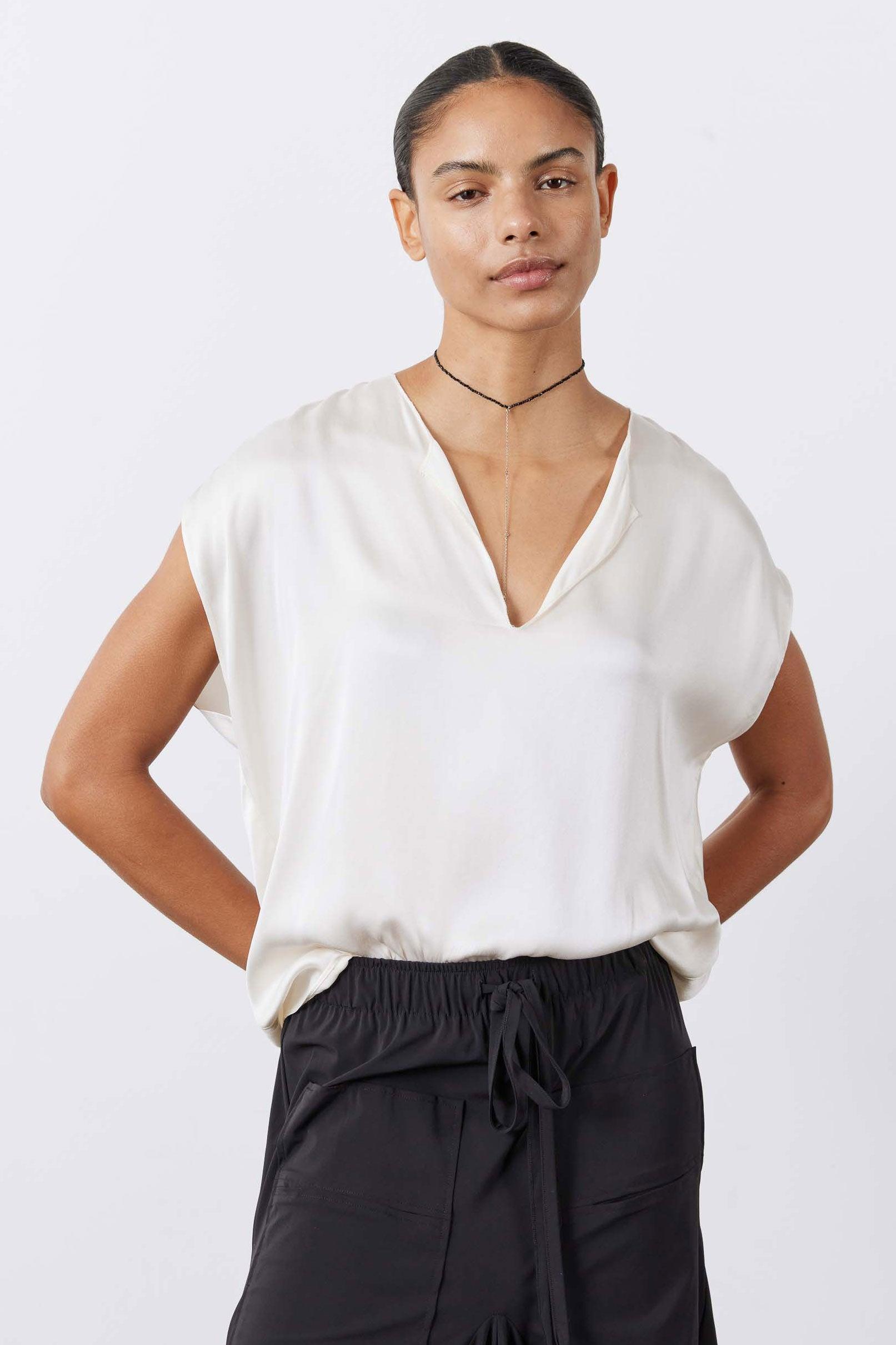 The All Day Washable Silk Top Product Image