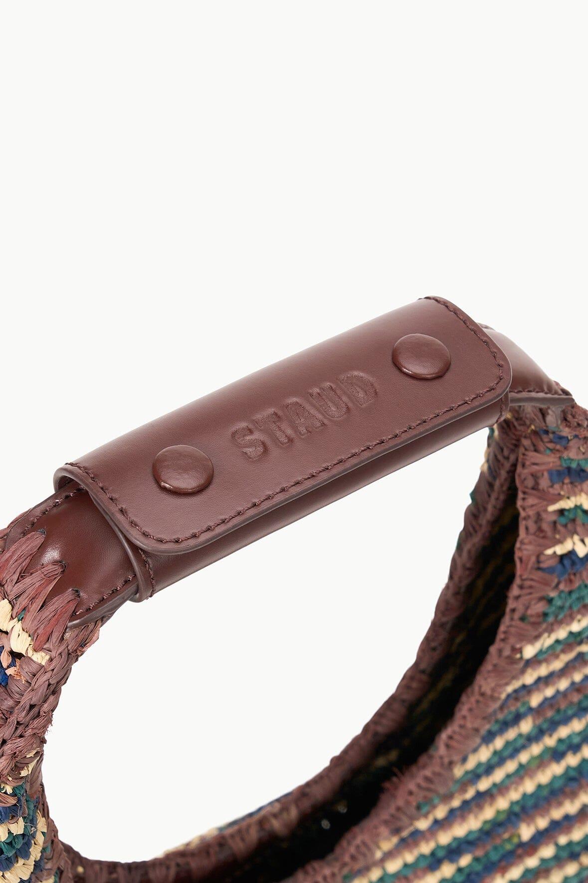 MOON RAFFIA TOTE BAG | MIXED RAFFIA Product Image