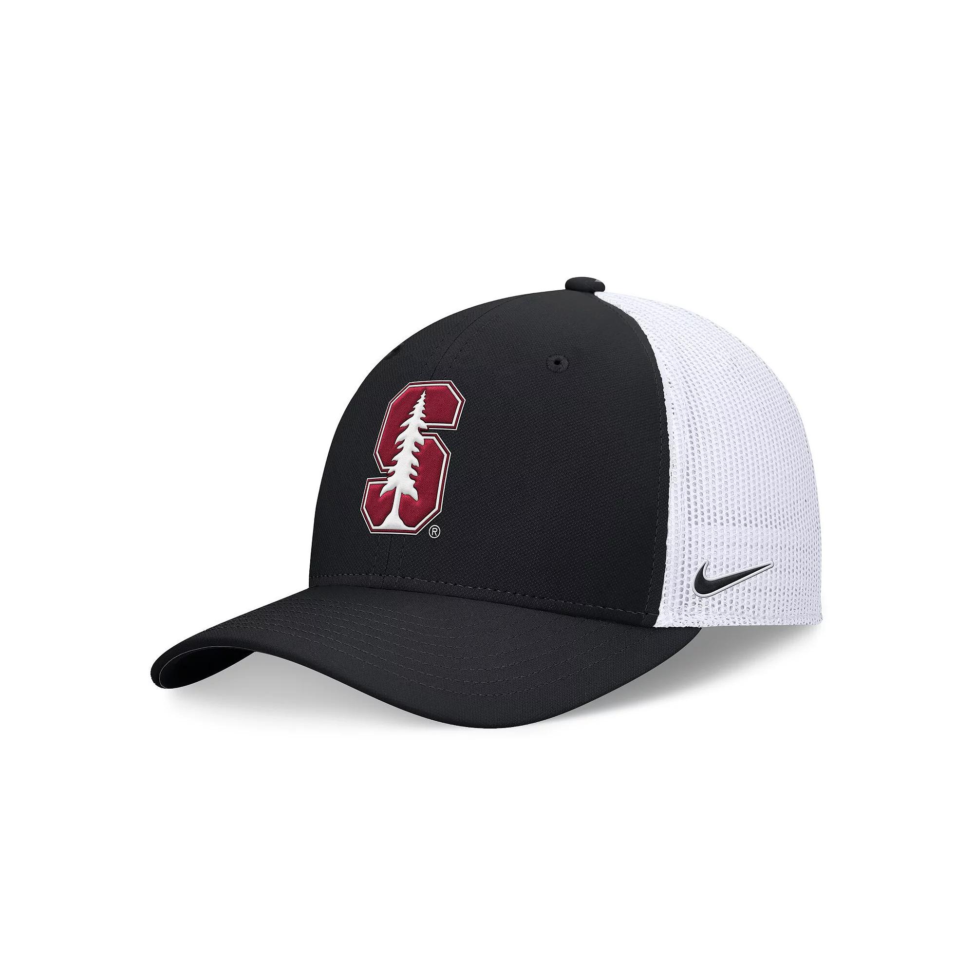 Men's Nike Black Stanford Cardinal On-Field Rise Futura Performance Flex Hat, Size: Medium/Large Product Image
