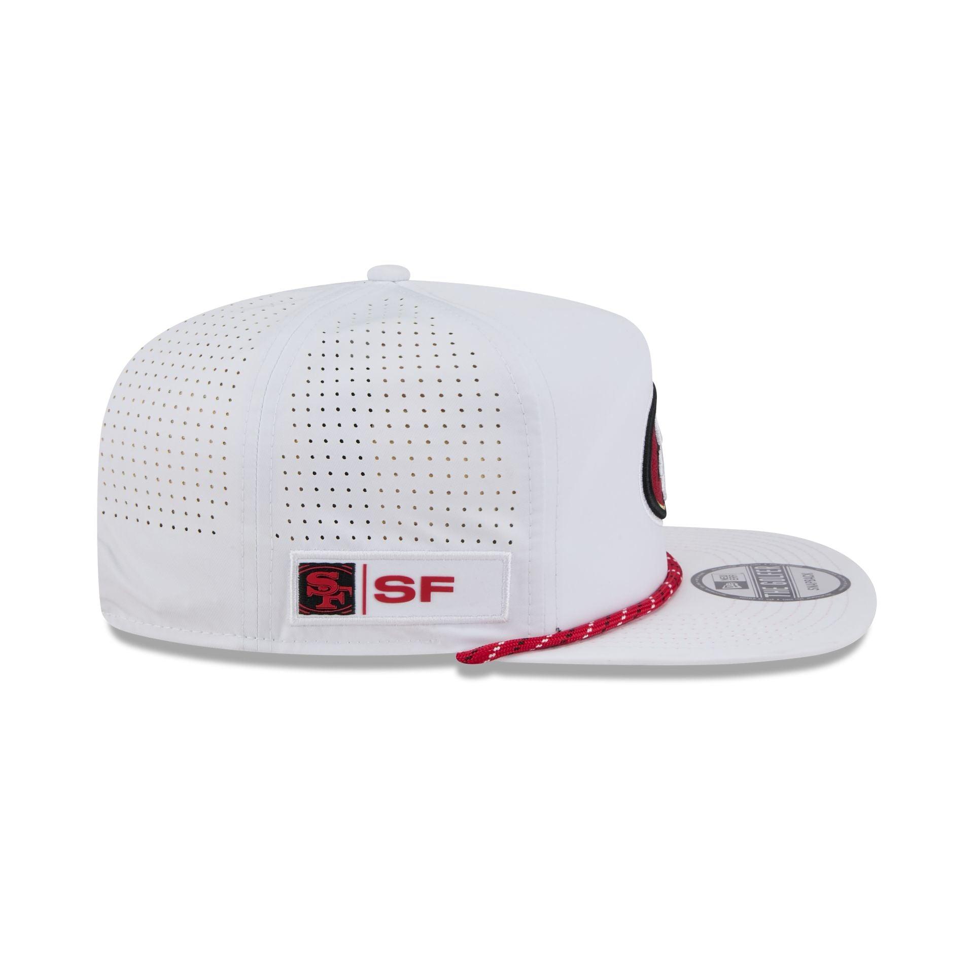 San Francisco 49ers Optic White Performance Rope Golfer Hat Male Product Image