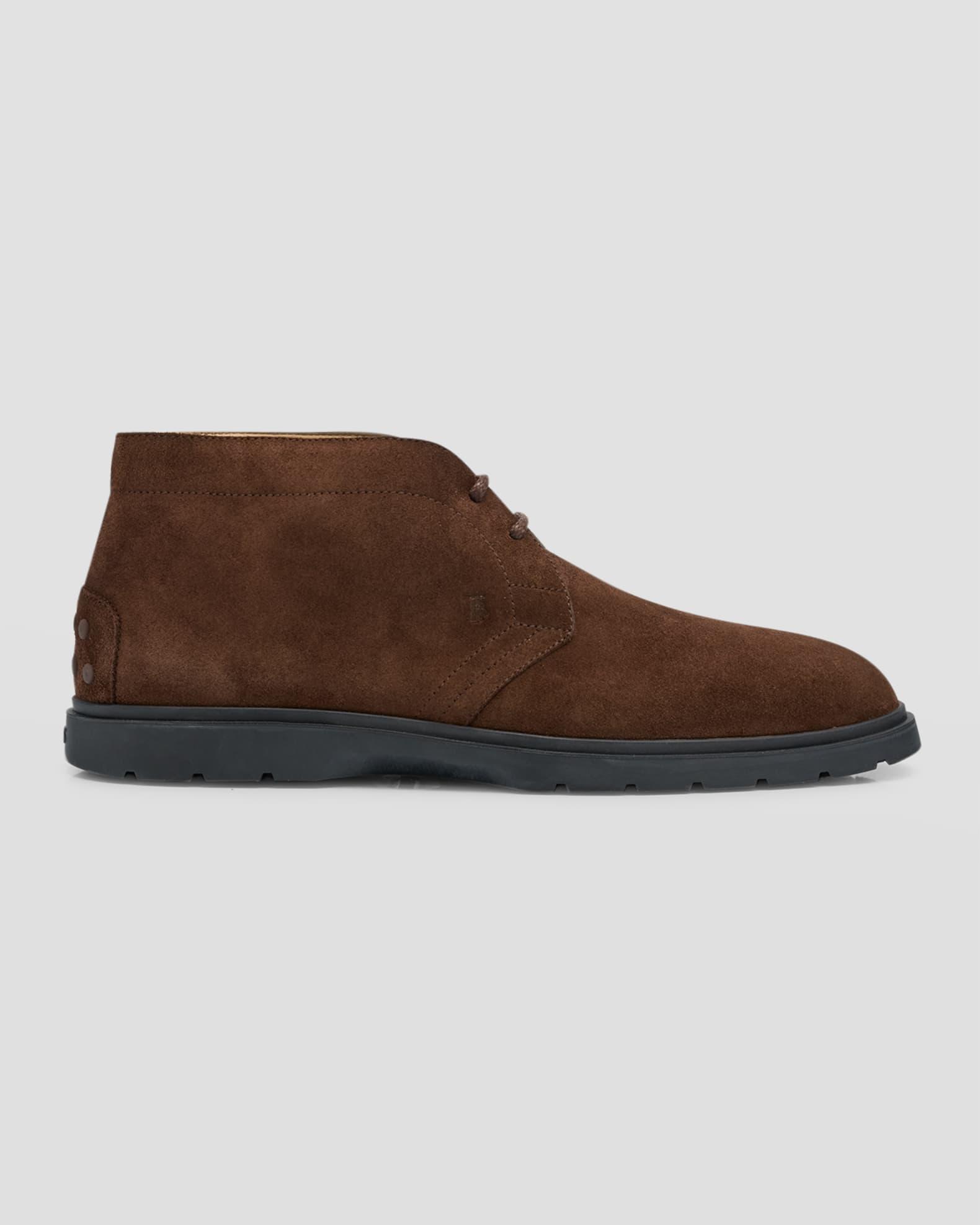 Tods Mens Lace Up Desert Boots Product Image
