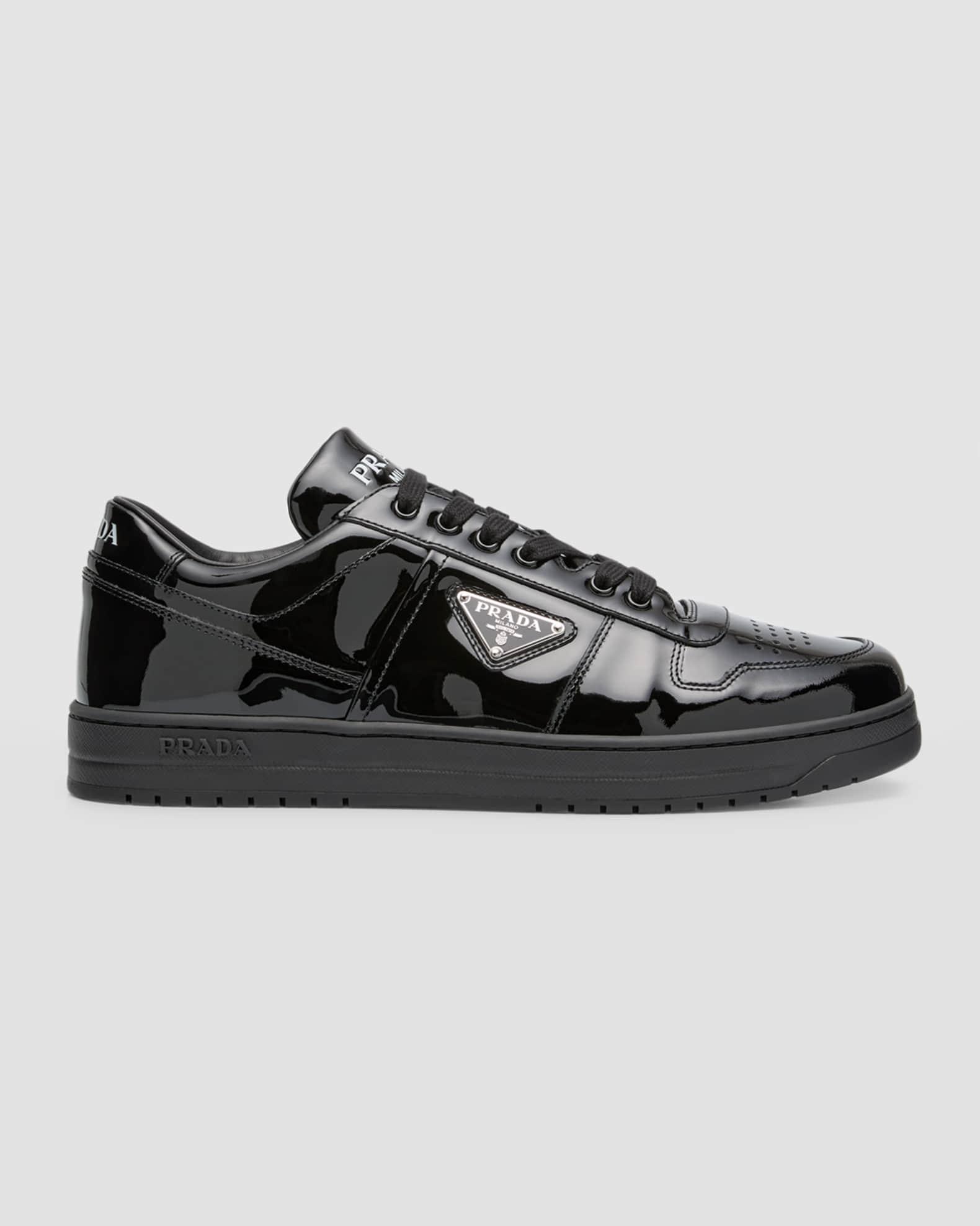 Men's Downtown Patent Leather Low-Top Sneakers Product Image