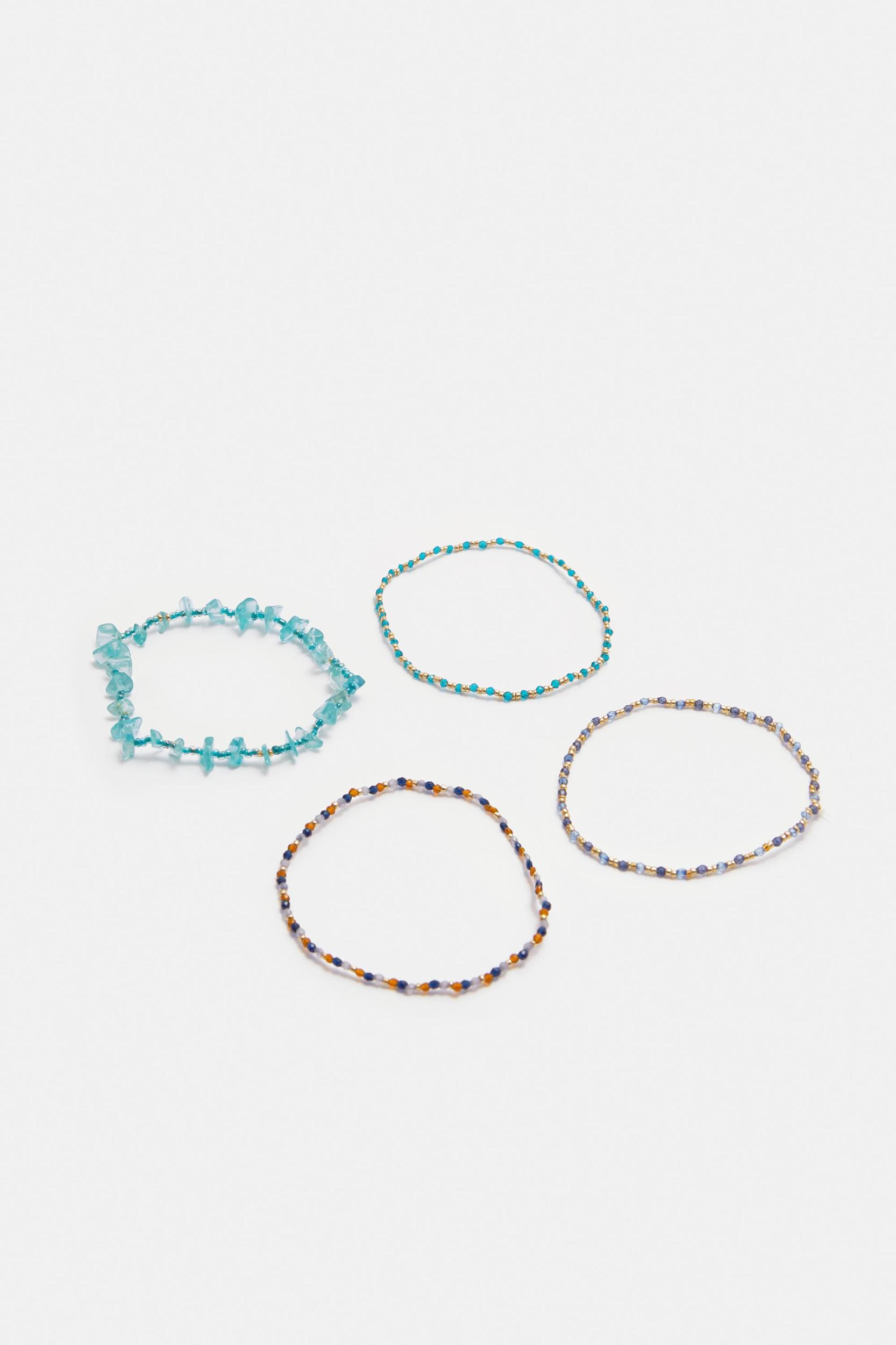 Pack of 6 beaded bracelets Product Image