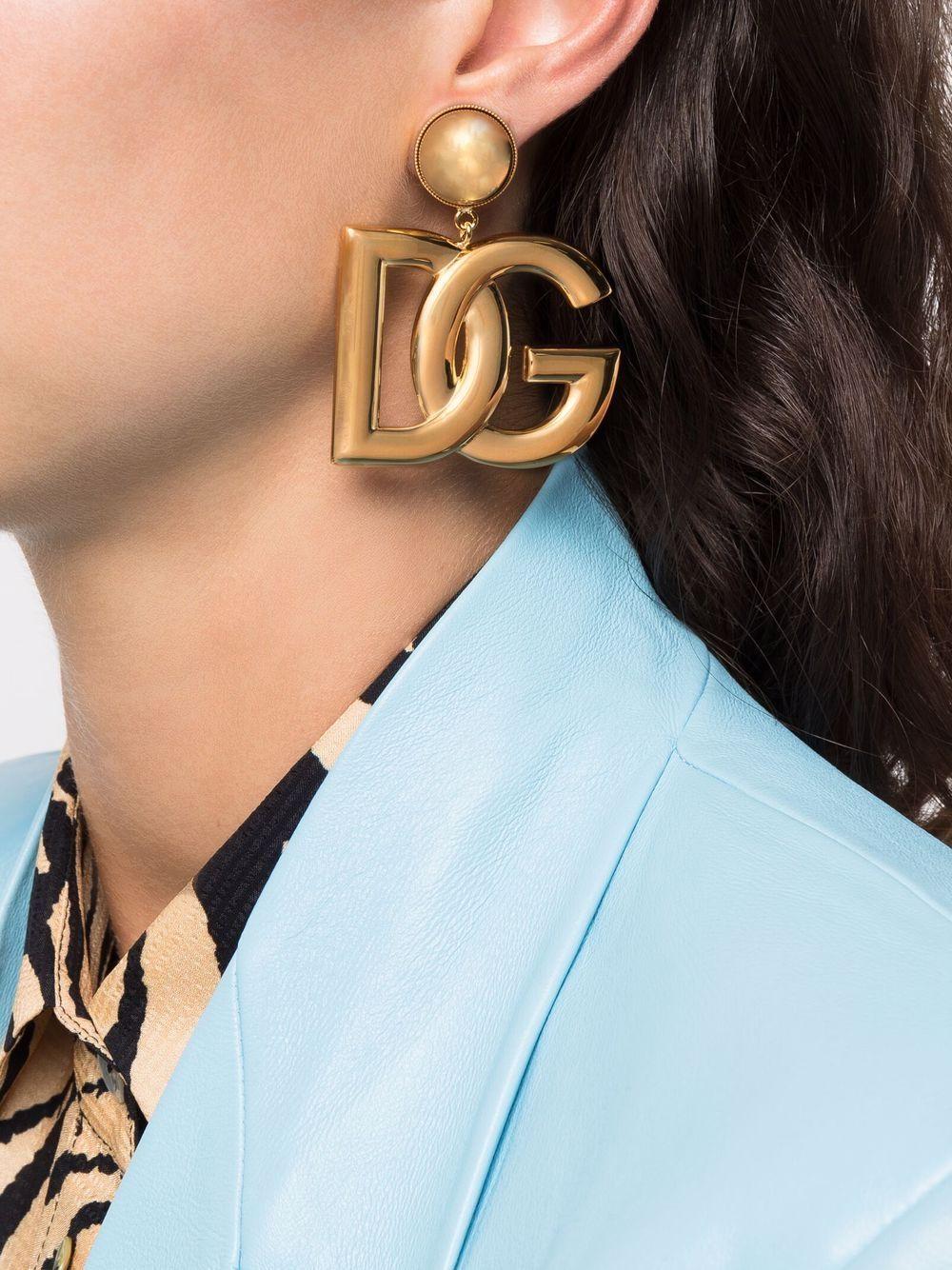 DG-logo clip-on earrings Product Image
