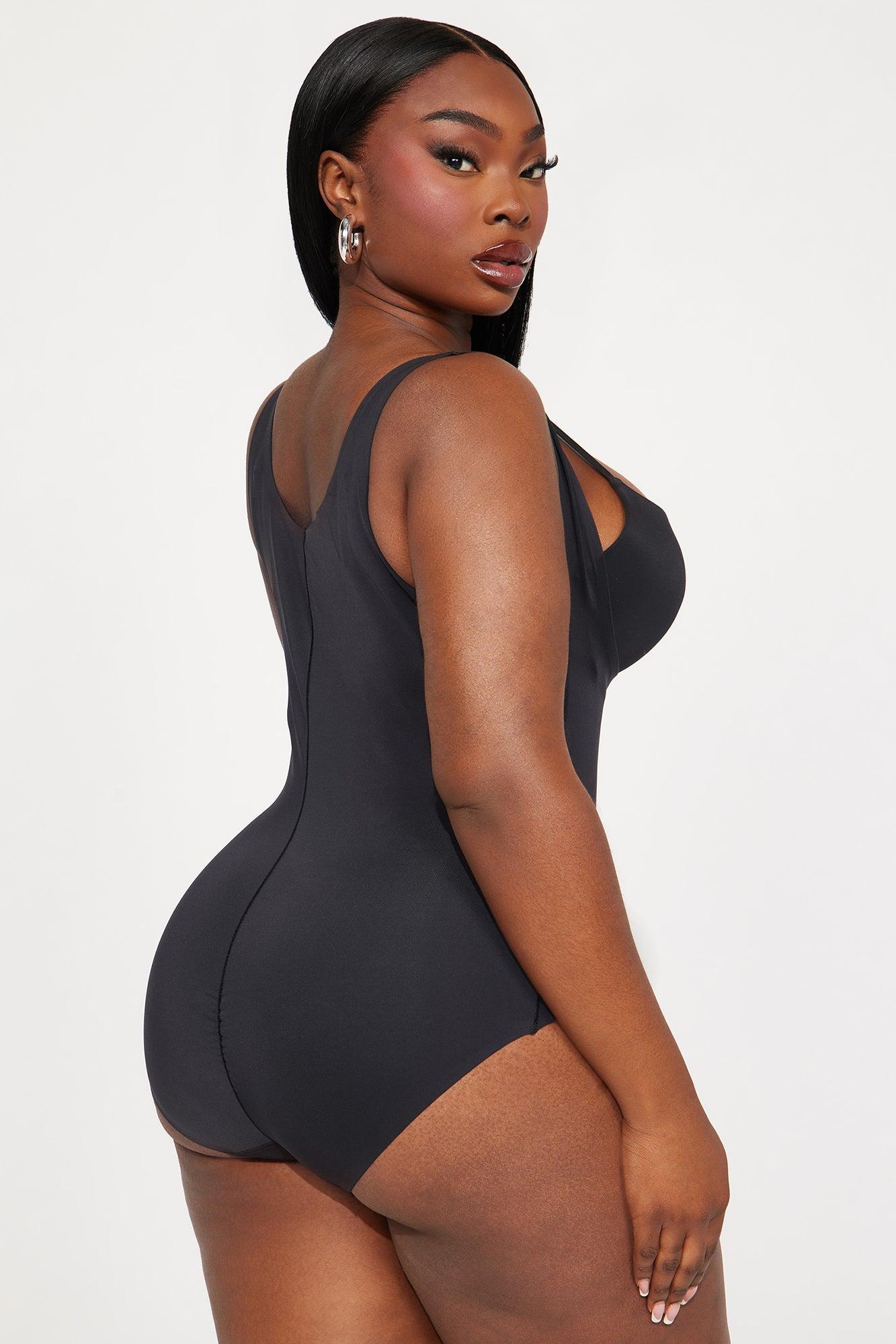 Feeling Good Smoothing Shapewear Bodysuit - Black Product Image