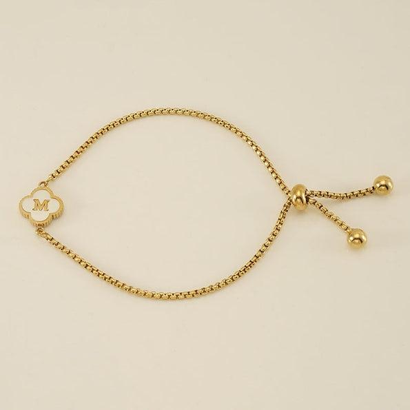 Clover Initial Bracelets Product Image