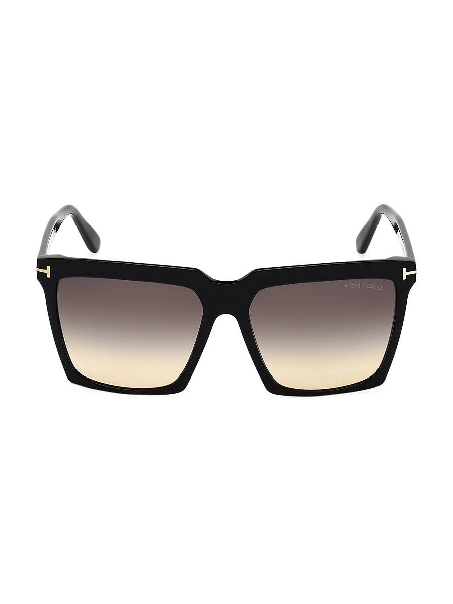 Womens Sabrina 58MM Square Sunglasses Product Image