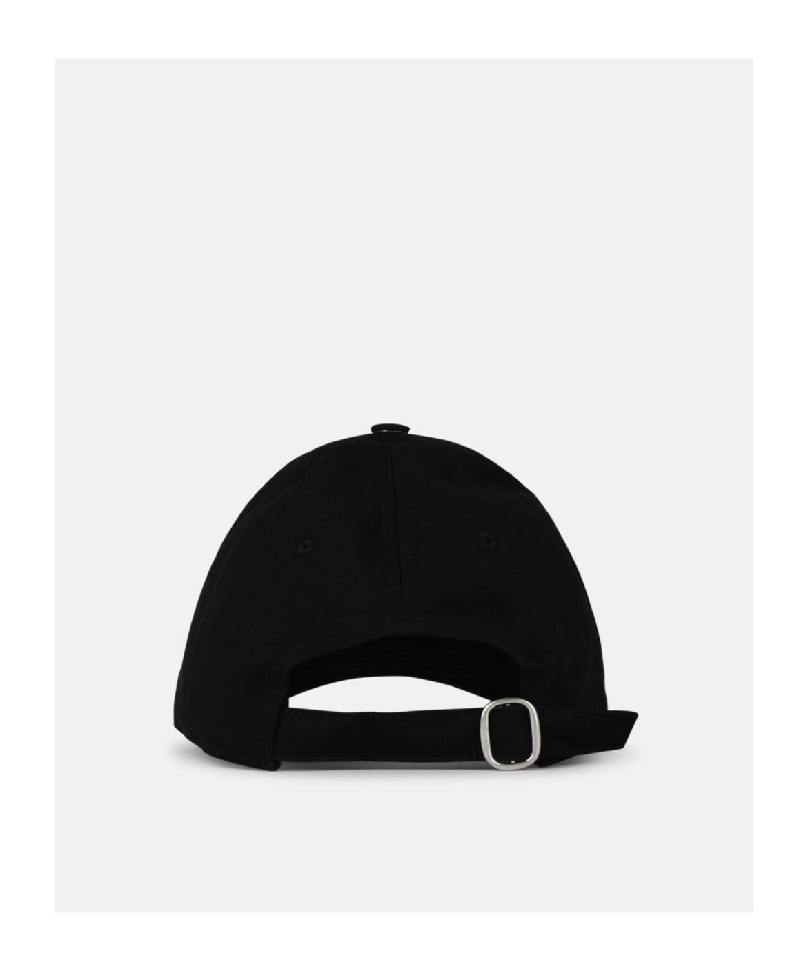 OFF-WHITE Arrow Brand-embroidered Cotton-twill Baseball Cap In Black White Product Image