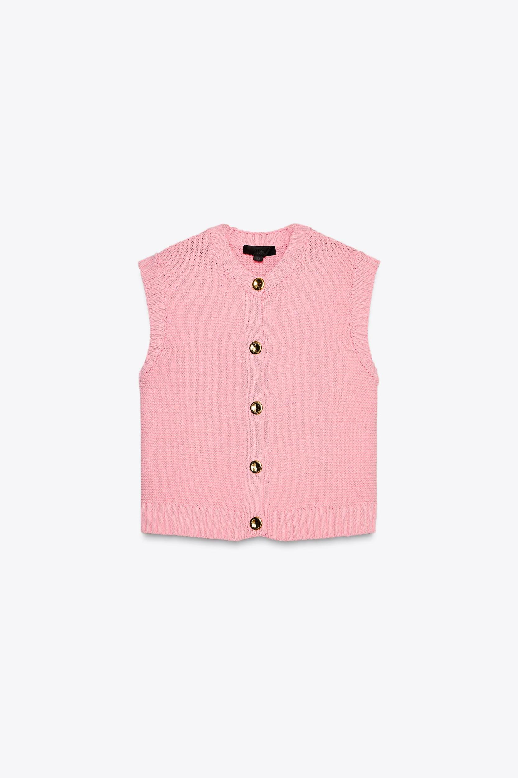 KNIT VEST TOP Product Image