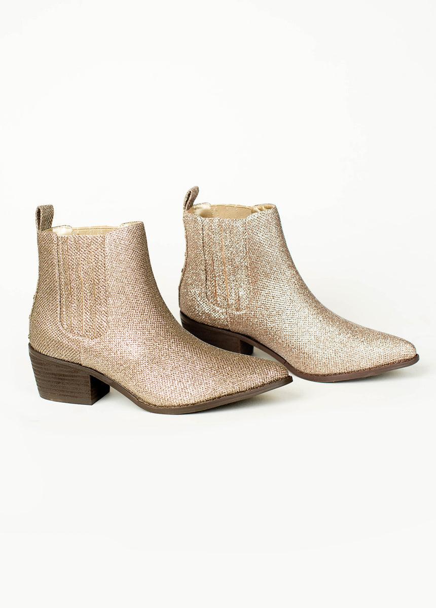 Chelzea Boot in Gold Female Product Image