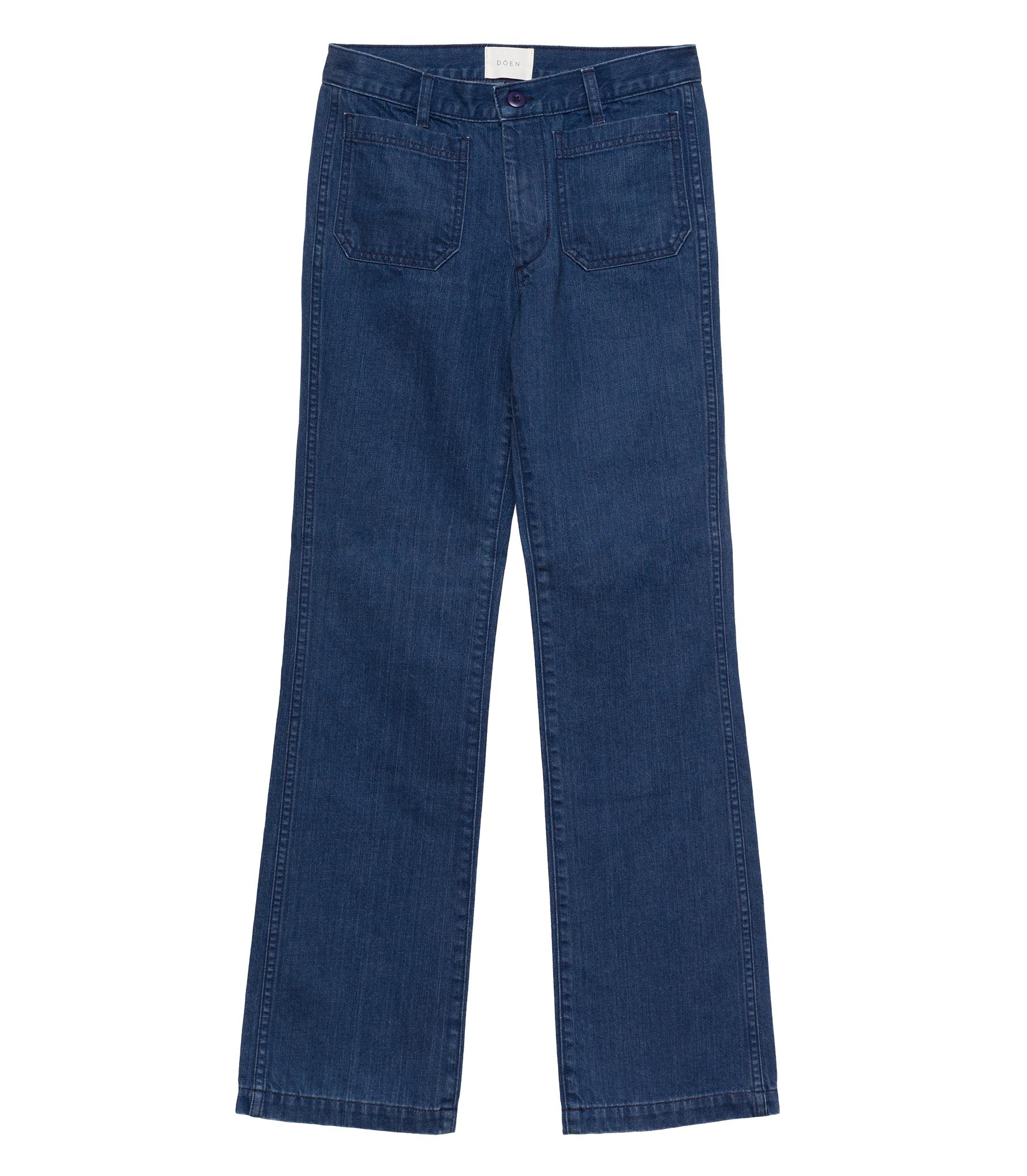 MARITIME MID RISE JEAN -- SIRENES WASH Product Image