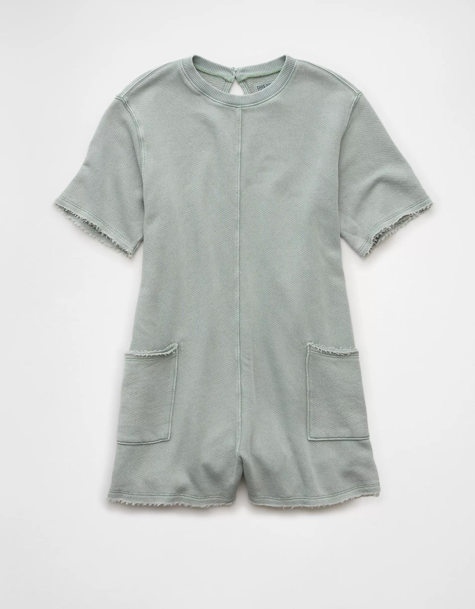 AE Saltwash Relaxed T-Shirt Romper Product Image