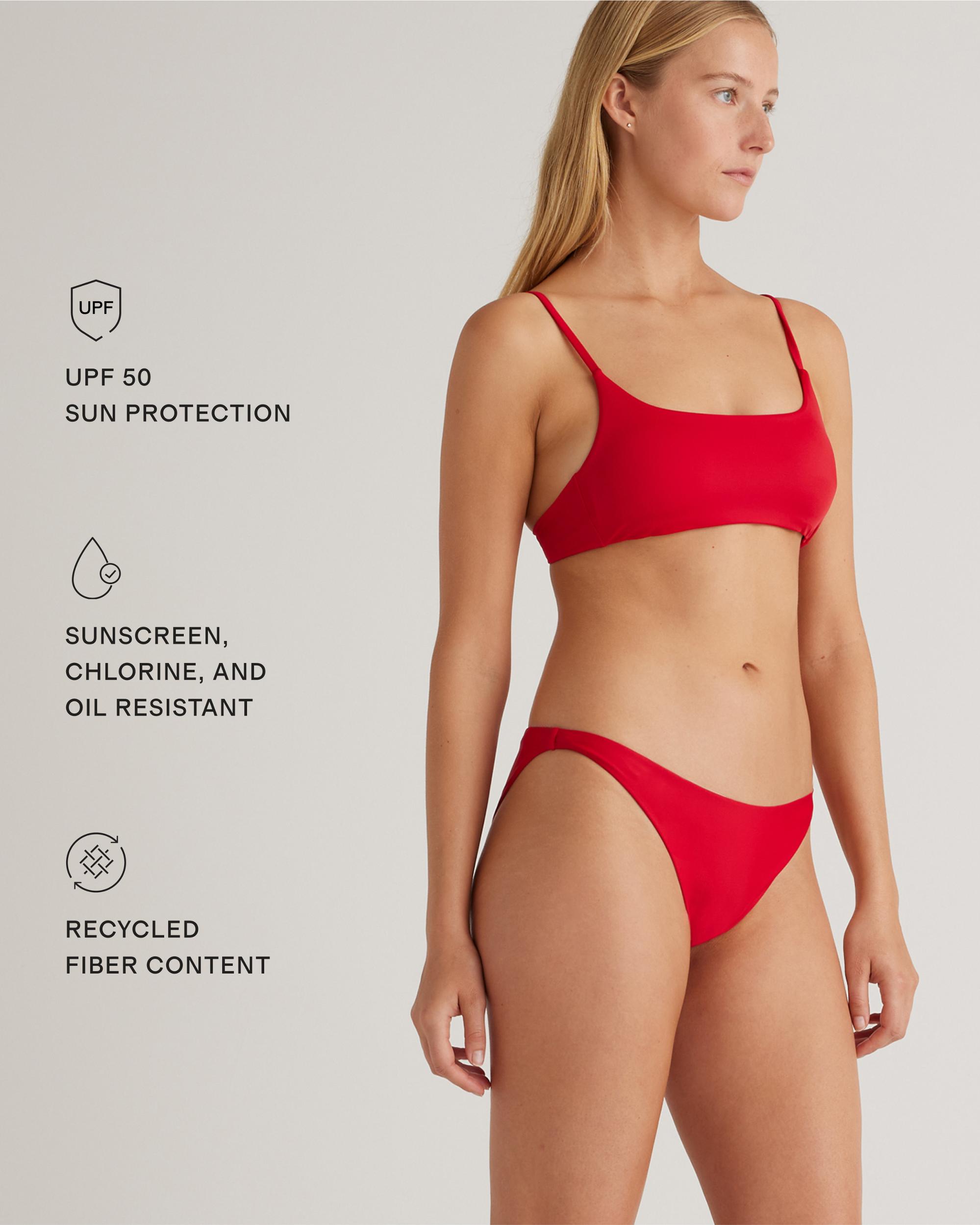 Quince | Women's Italian Low-Rise Bikini Bottom 78% Recycled Polyamide, 22% Spandex Product Image