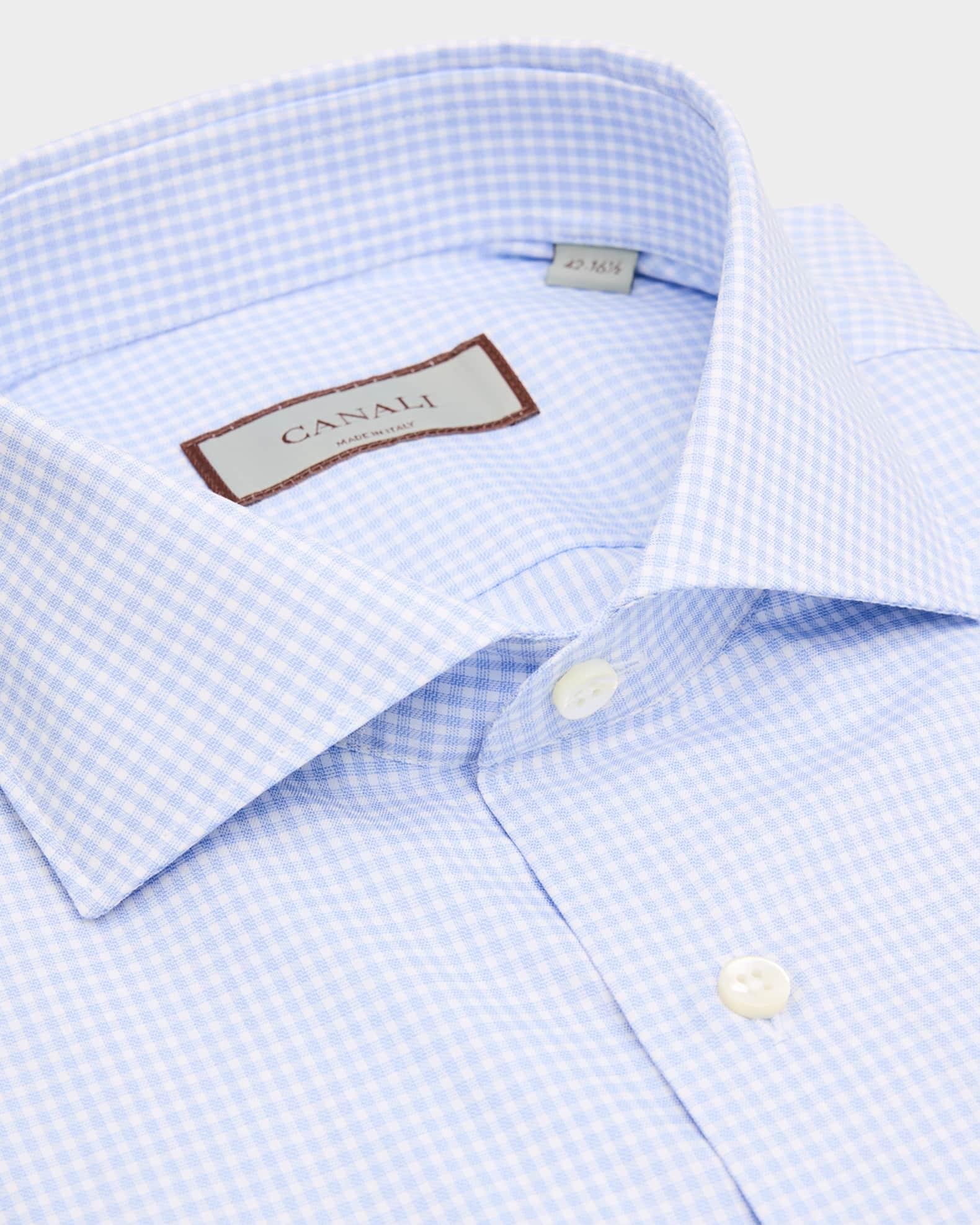 Men's Cotton Micro-Check Dress Shirt Product Image