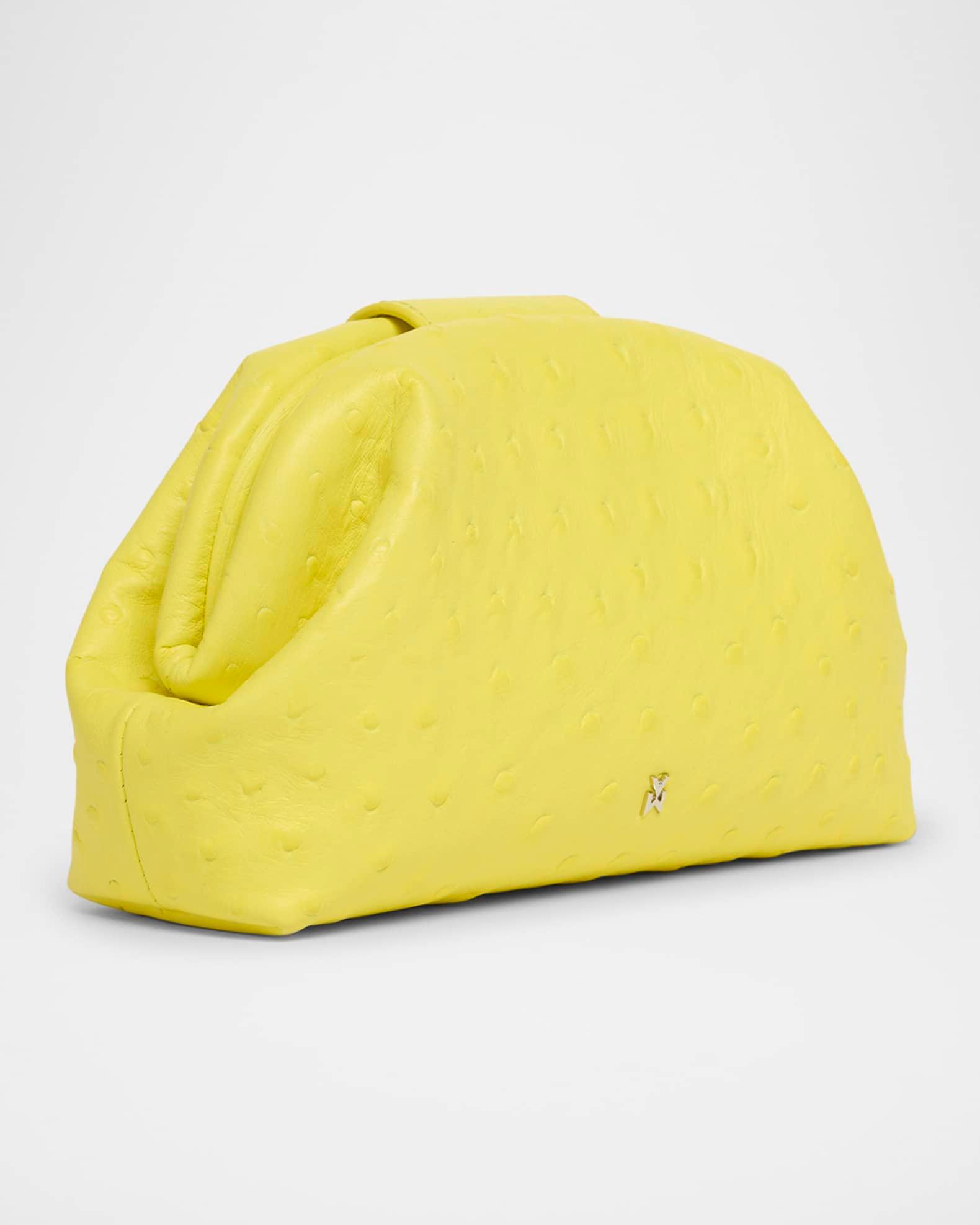 Camelia Buckle Leather Clutch Bag Product Image