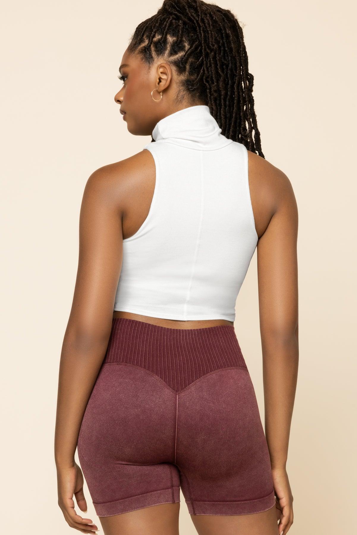 I Feel Cute Crop Top - Bright White Product Image