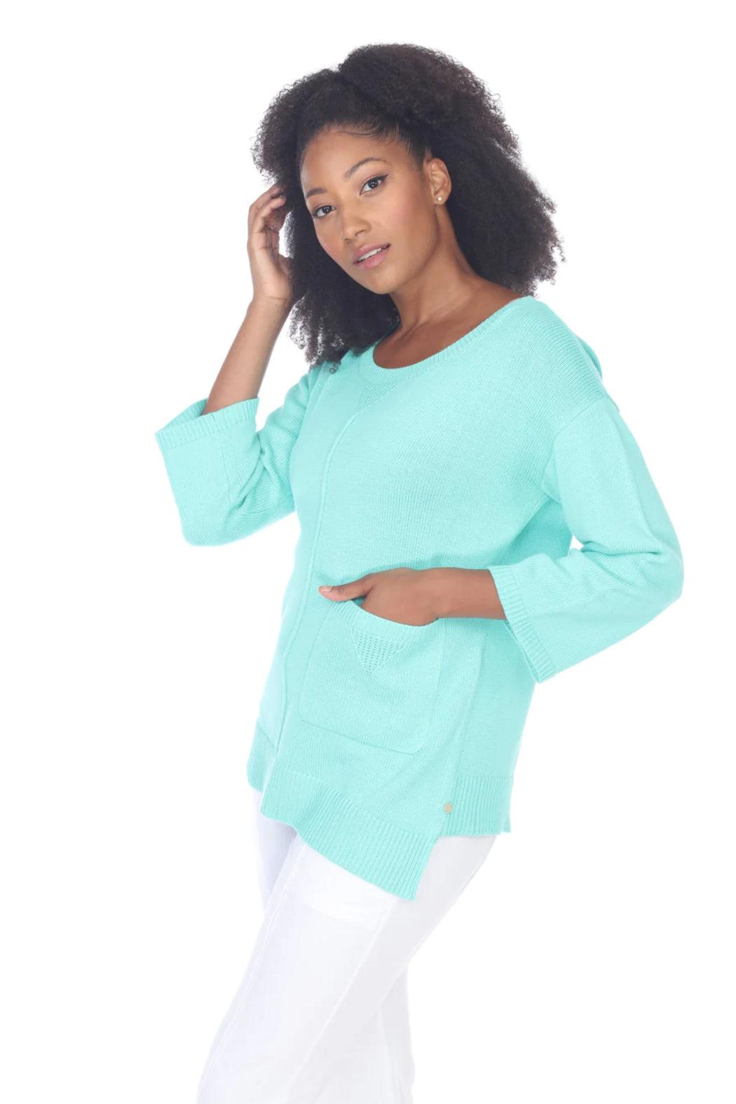 Crew Neck Sweater with Pocket Product Image