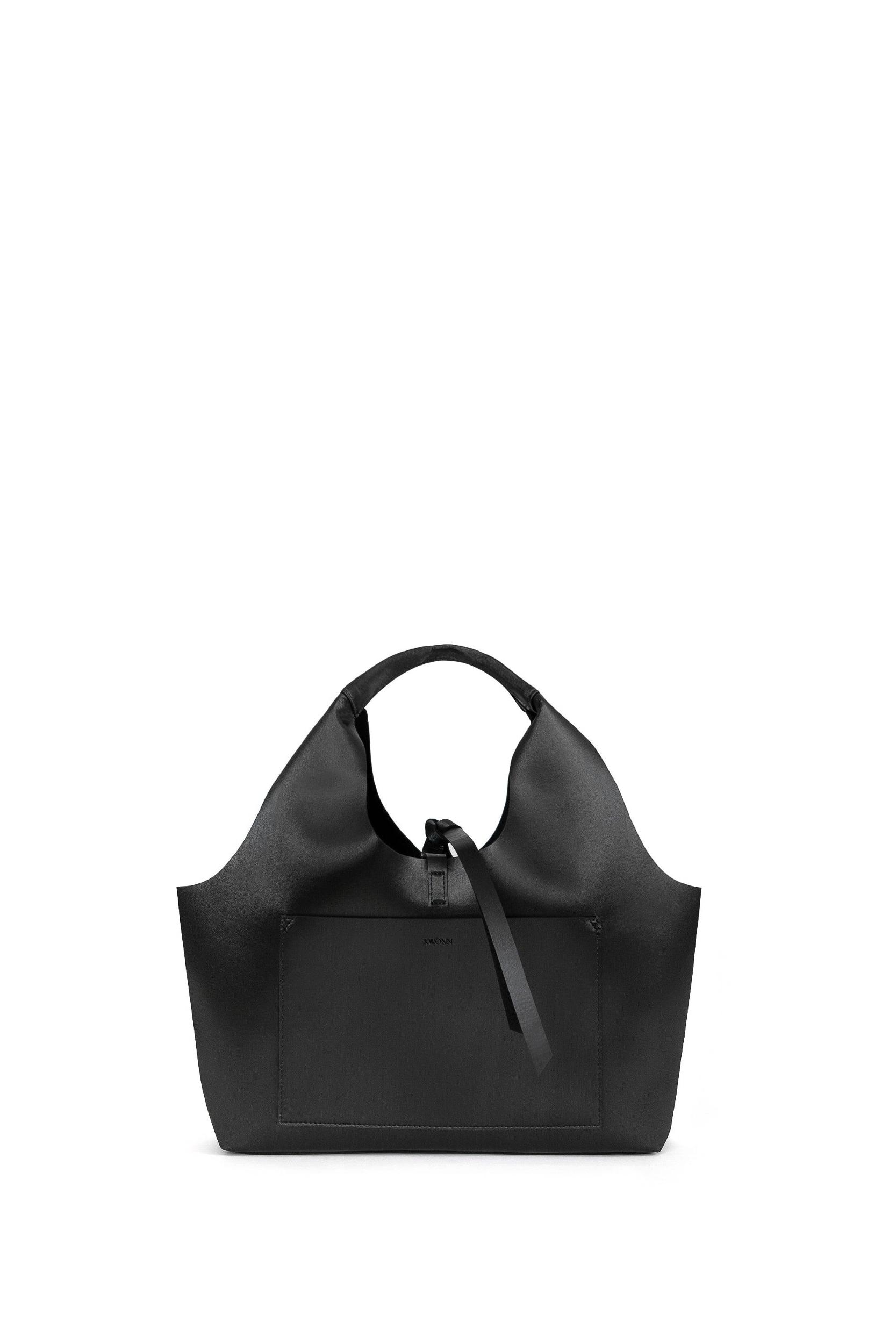 Coated Black Tote Product Image