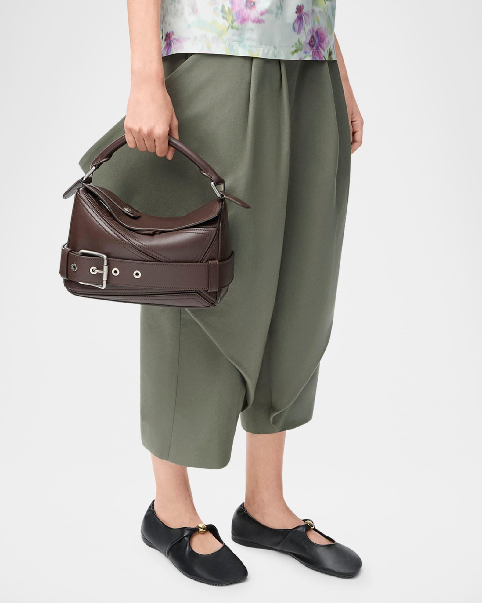 Puzzle Biker Top-Handle Bag in Shiny Leather Product Image