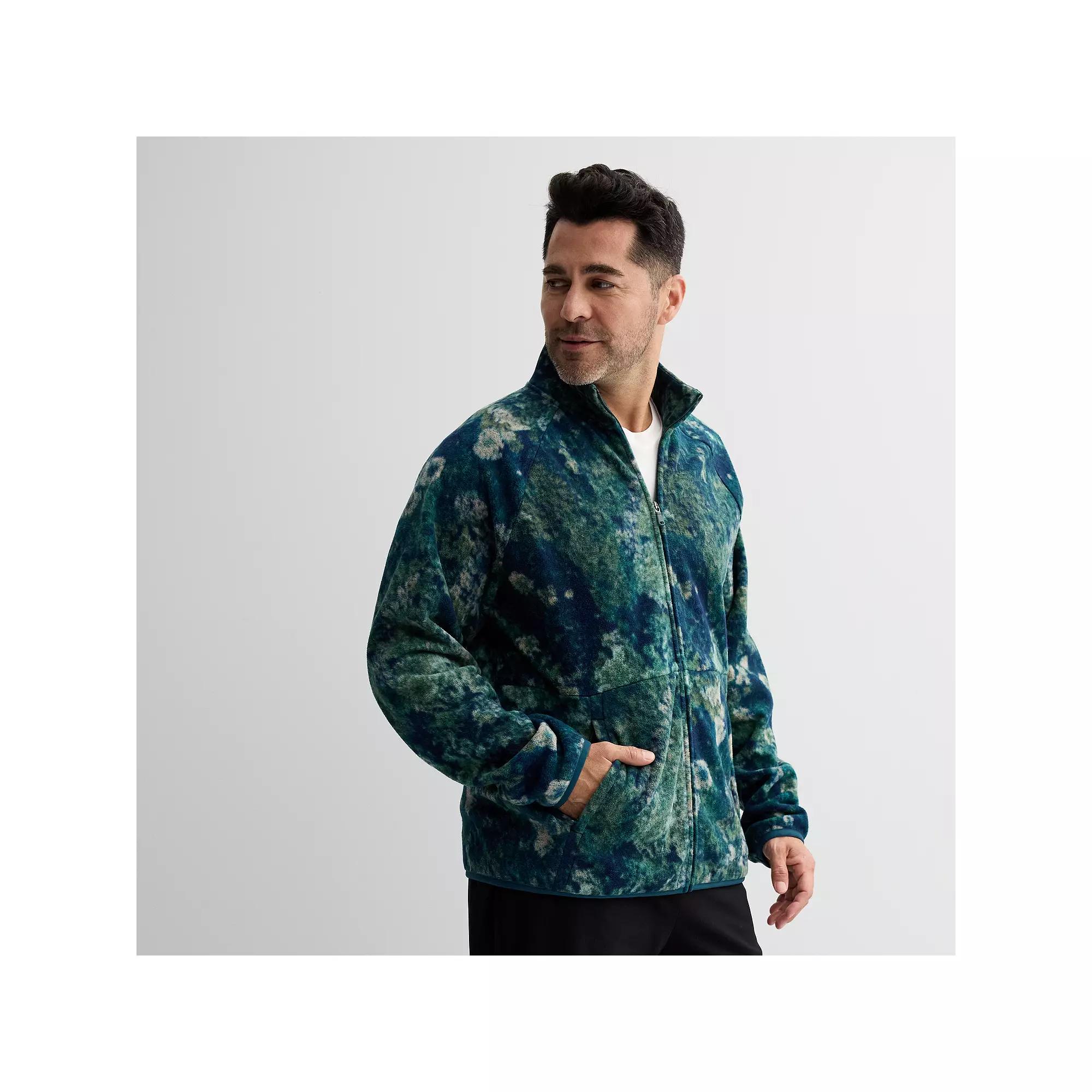 Men's Tek Gear® Micro Fleece Full-Zip Jacket, Size: XL, Blue Lychen Product Image