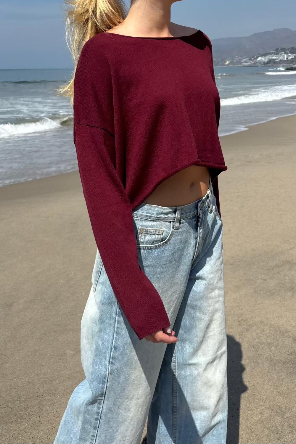 Cameron Cropped Sweater Product Image
