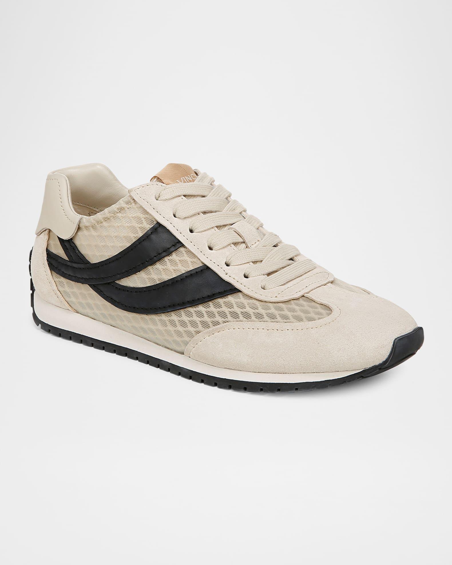 Oasis Net Leather Low-Top Sneakers Product Image