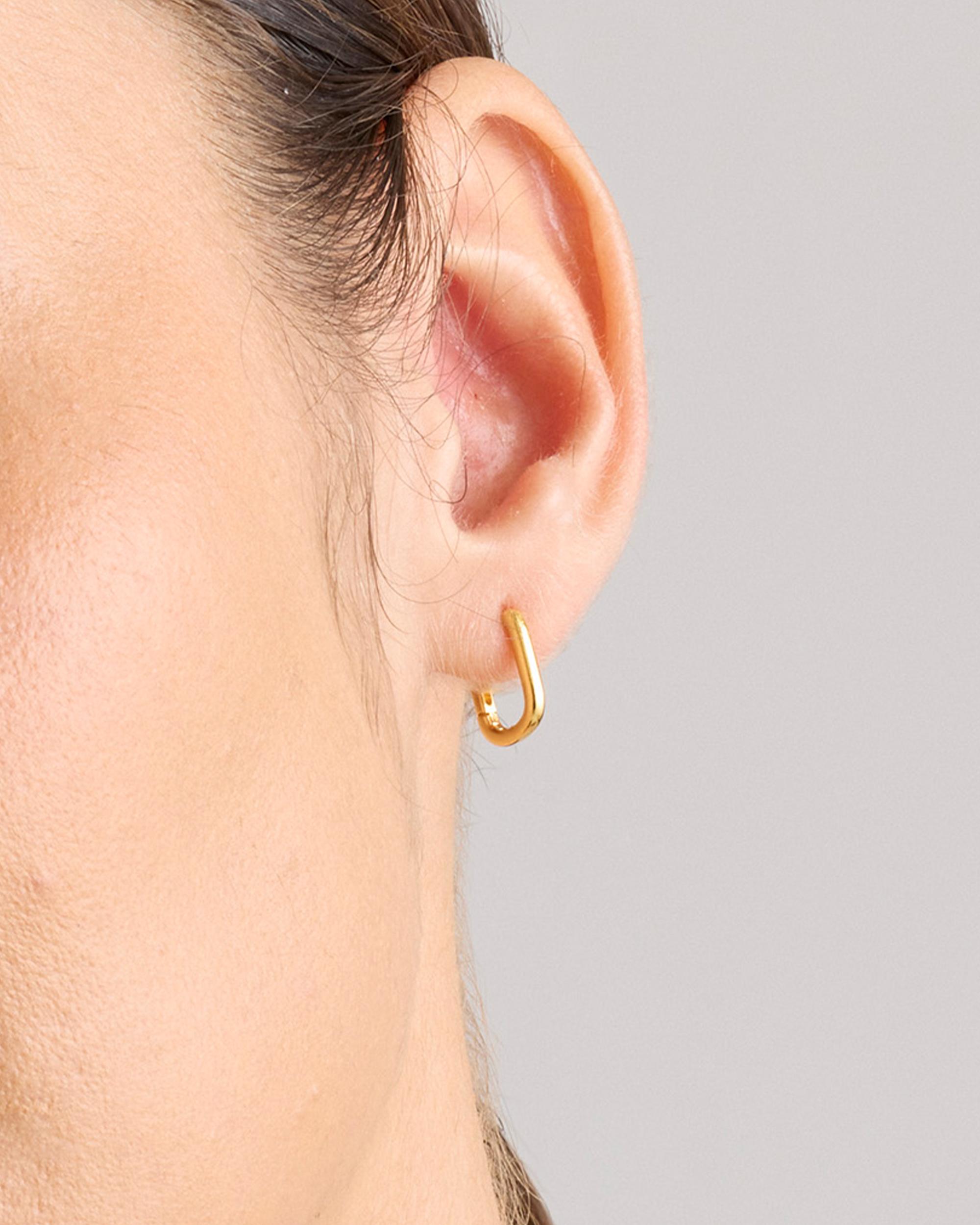Quince | Women's Mini U Hoop Earrings Product Image