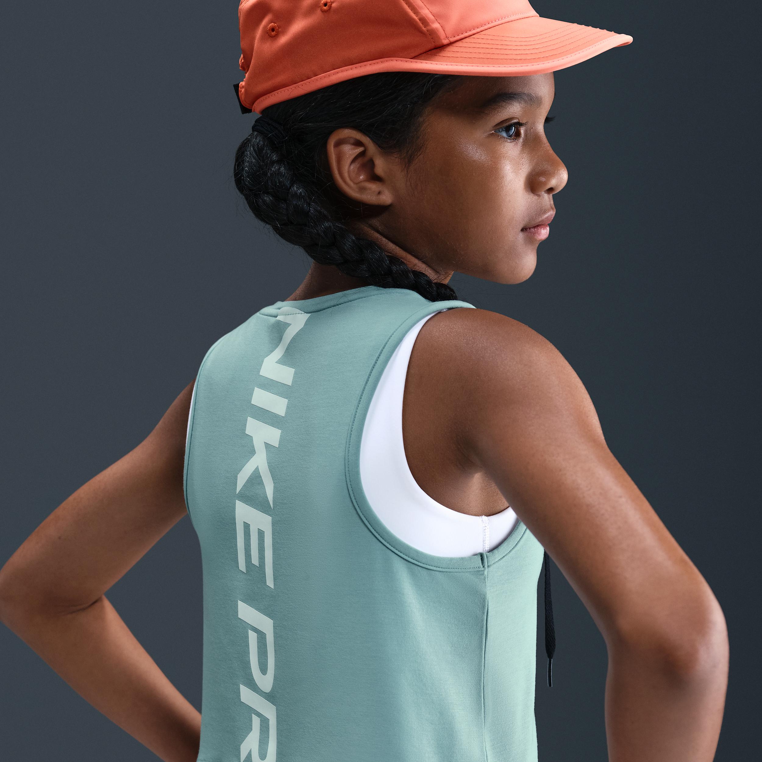 Womens Nike Pro Girls Dri-FIT Training Tank Top | FV2422-017 Product Image